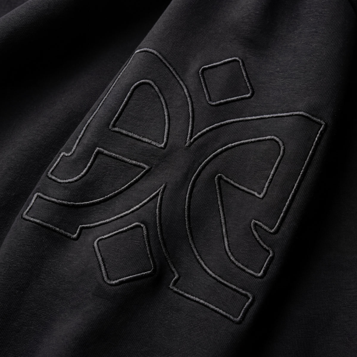 Mercerized 1022 Long Black T-Shirt