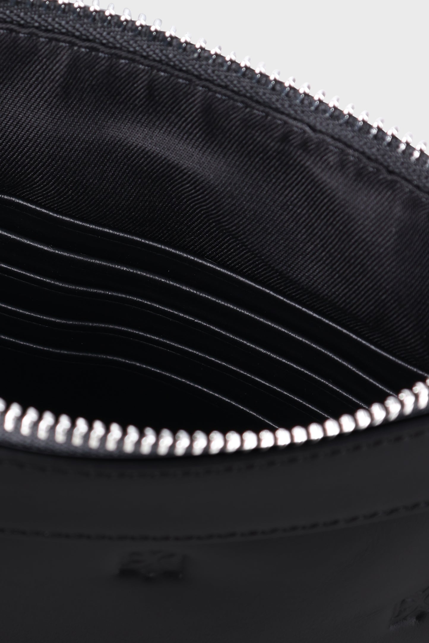 Black Logo 815 Clutch Leather Bag