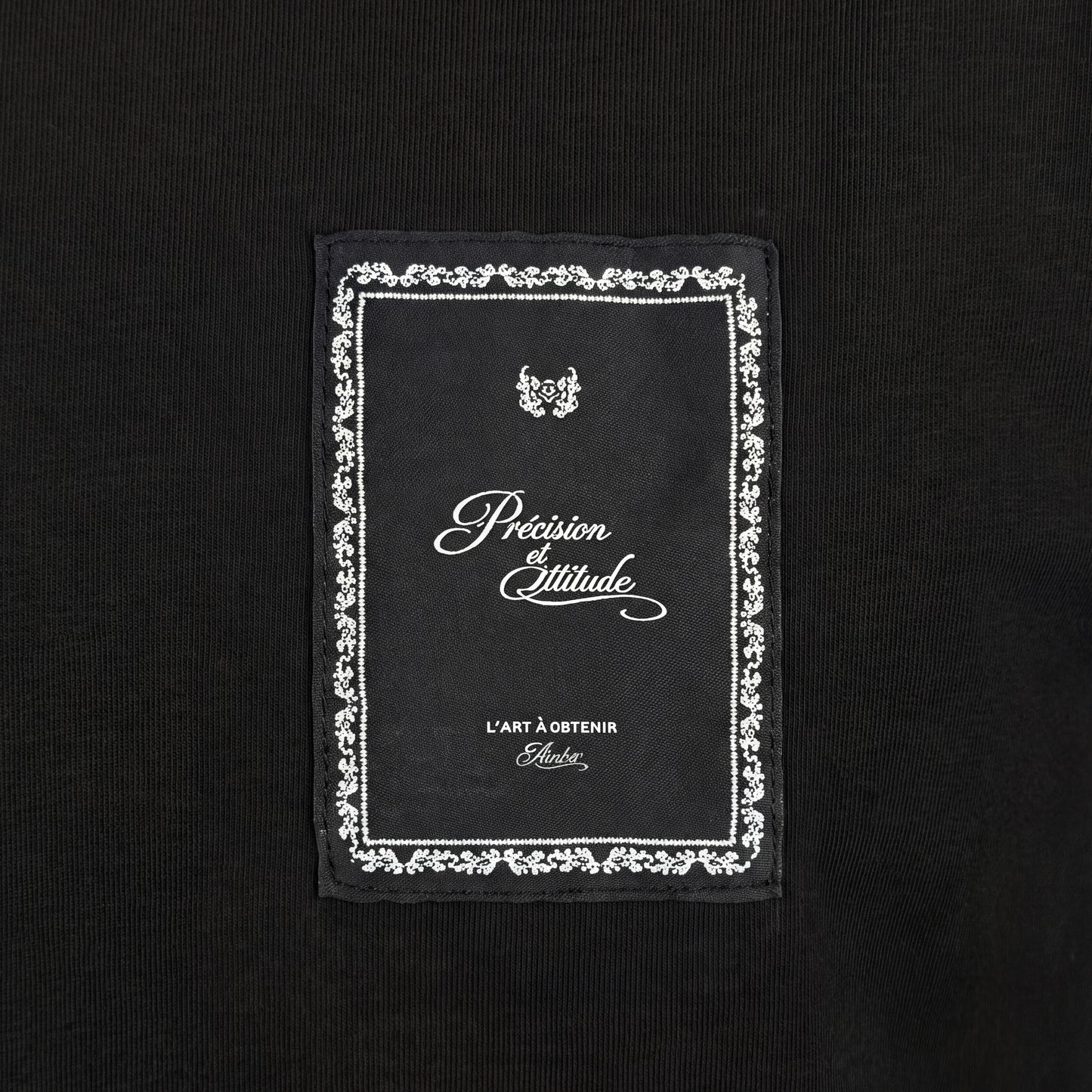 Mercerized 1012 Black T-Shirt