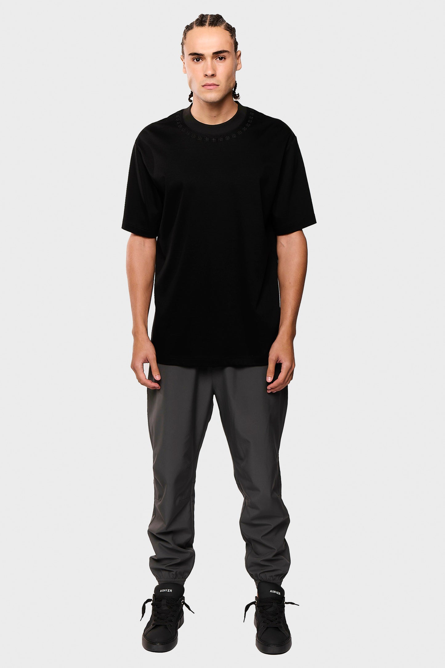 Mercerized 677 Black T-Shirt