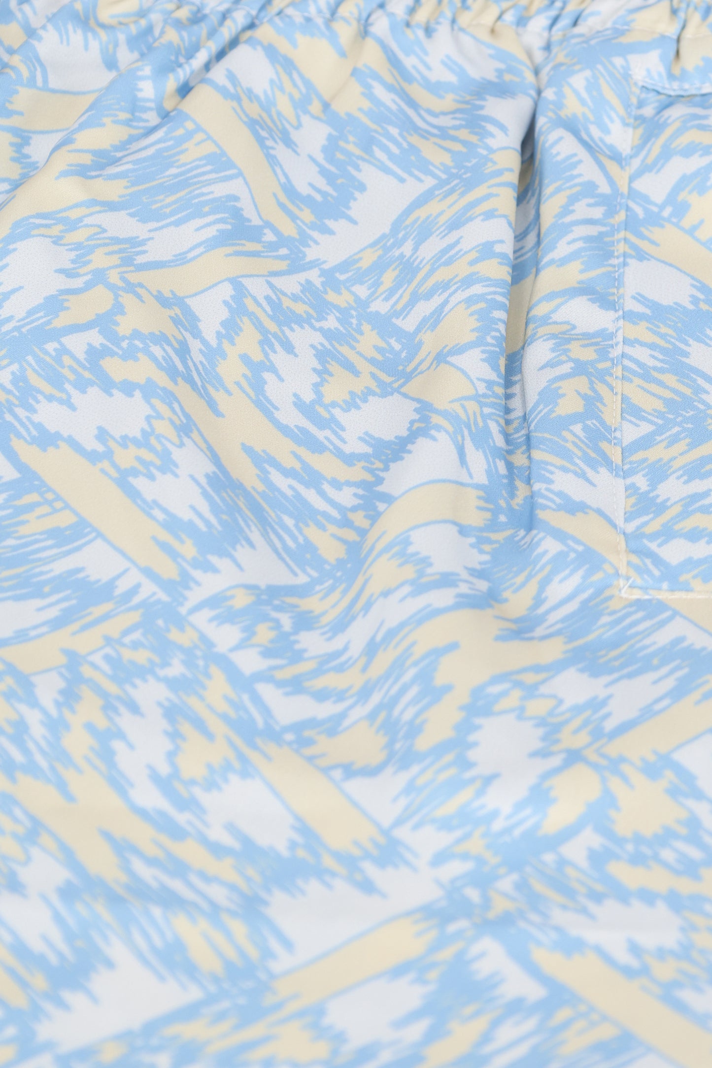 Satin 839 Light Blue Short
