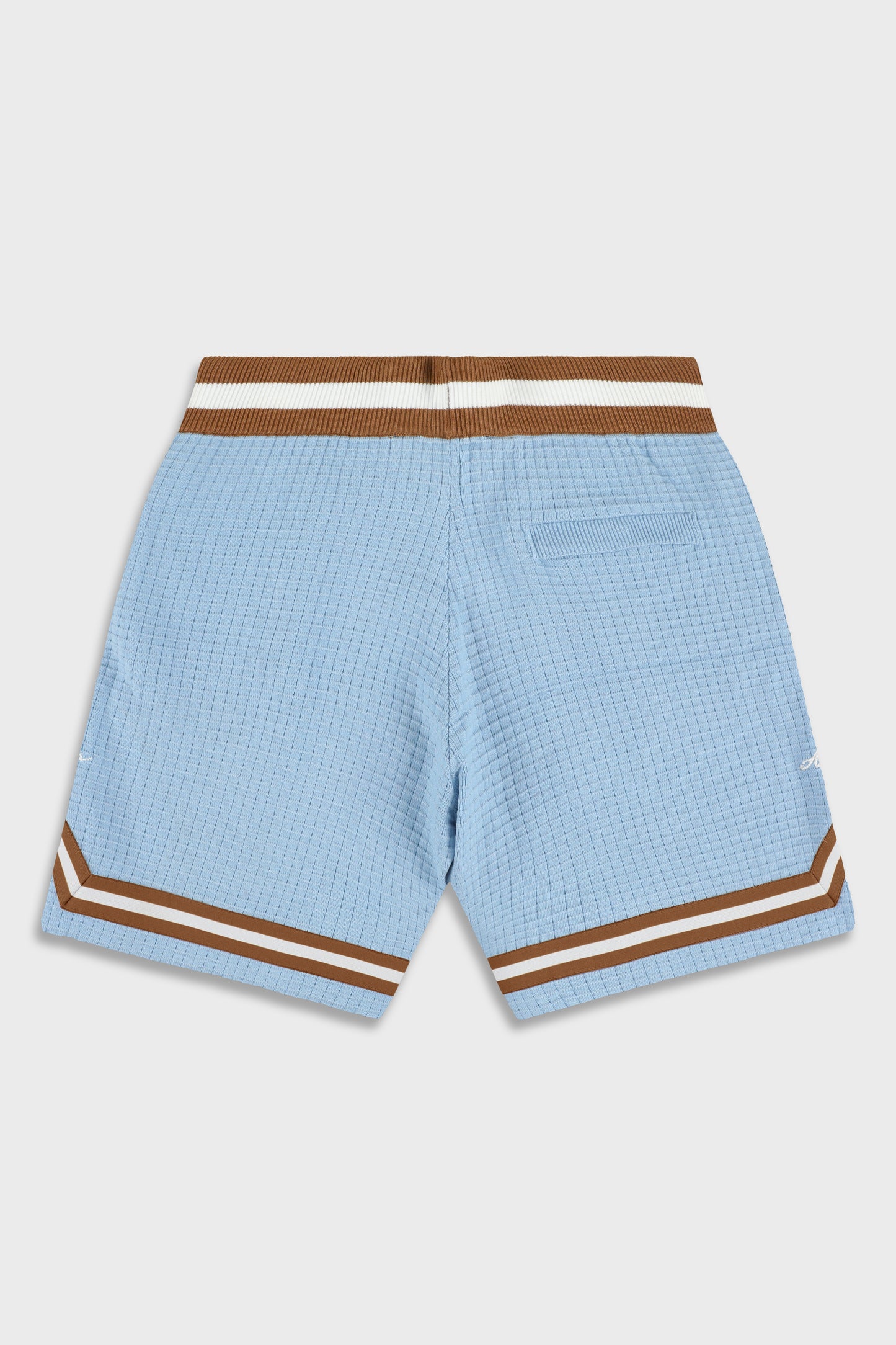 821 Waffle Light Blue Short Pant