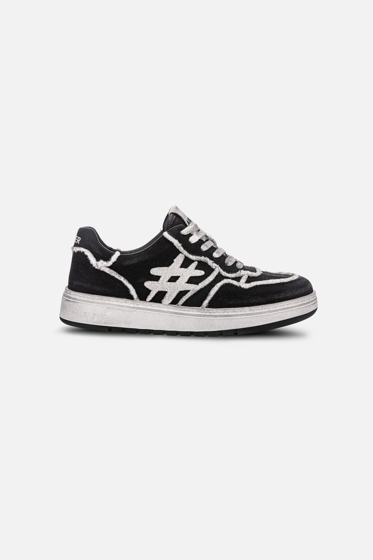 Slam Black Canvas Sneakers