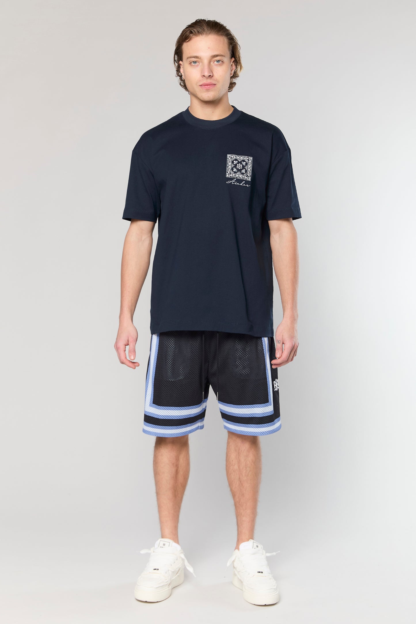 BB 712 Black/Blue Short Pant