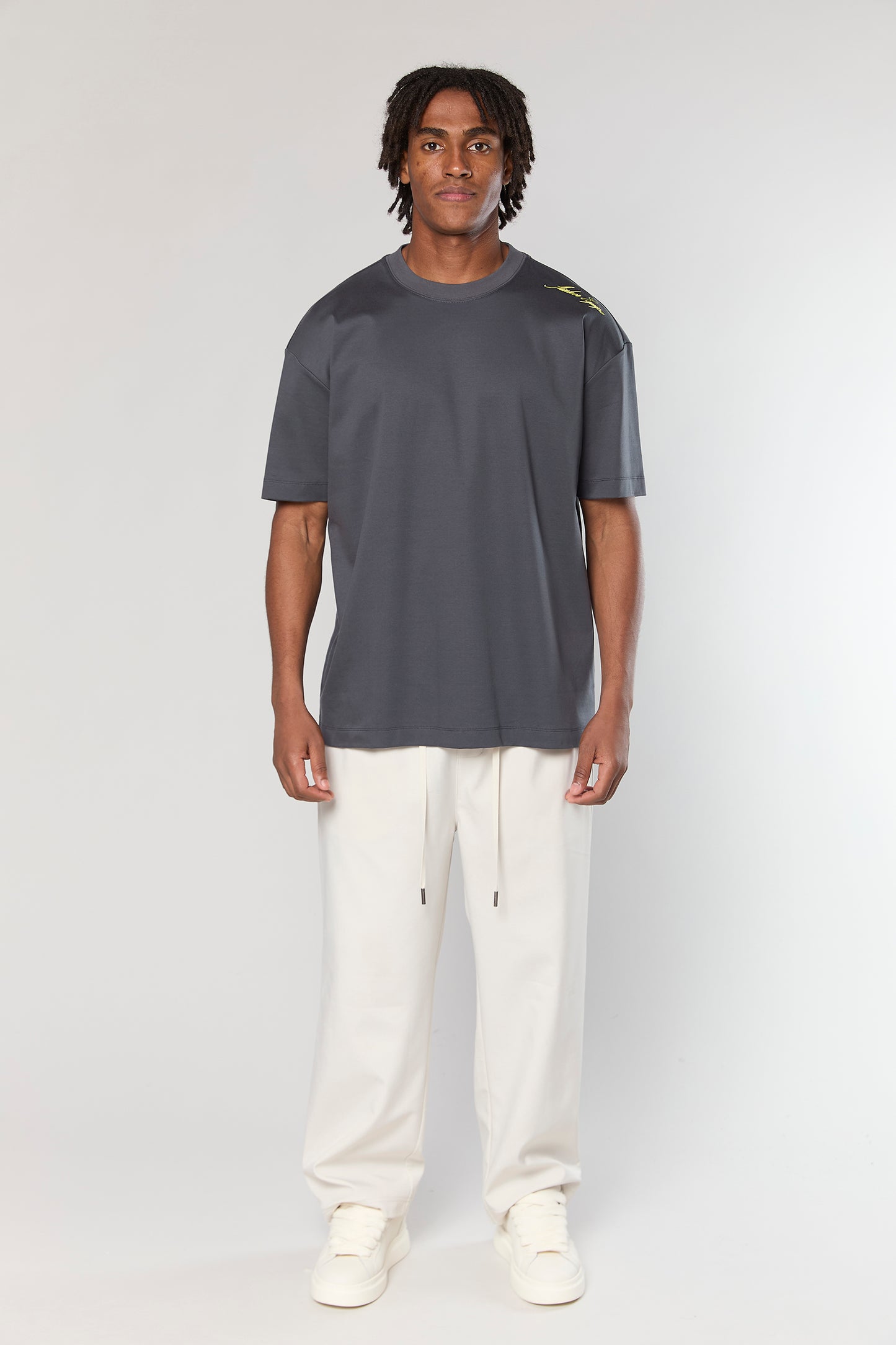 Mercerized 747 Gray T-Shirt