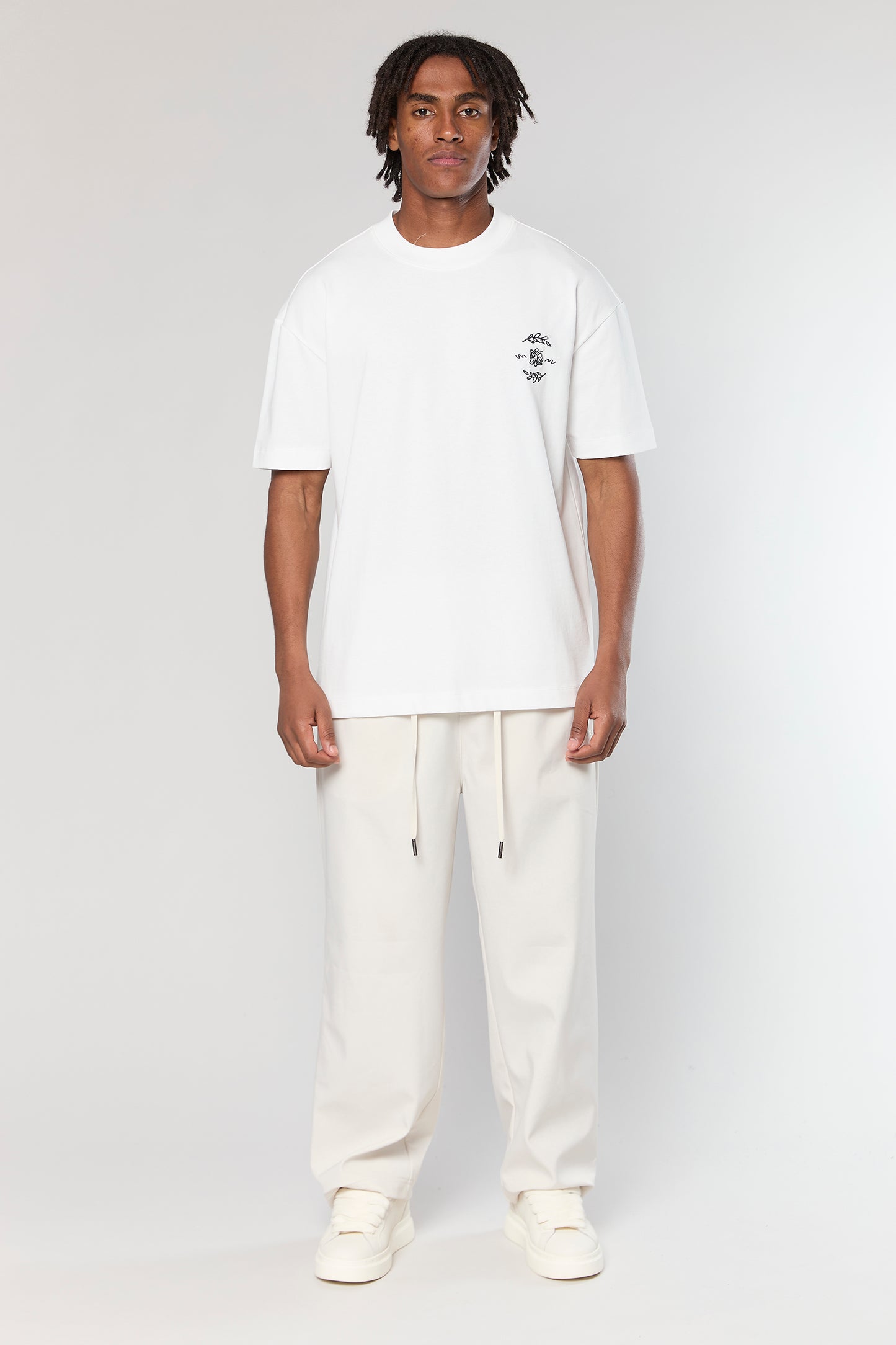 Mercerized 728 White T-Shirt
