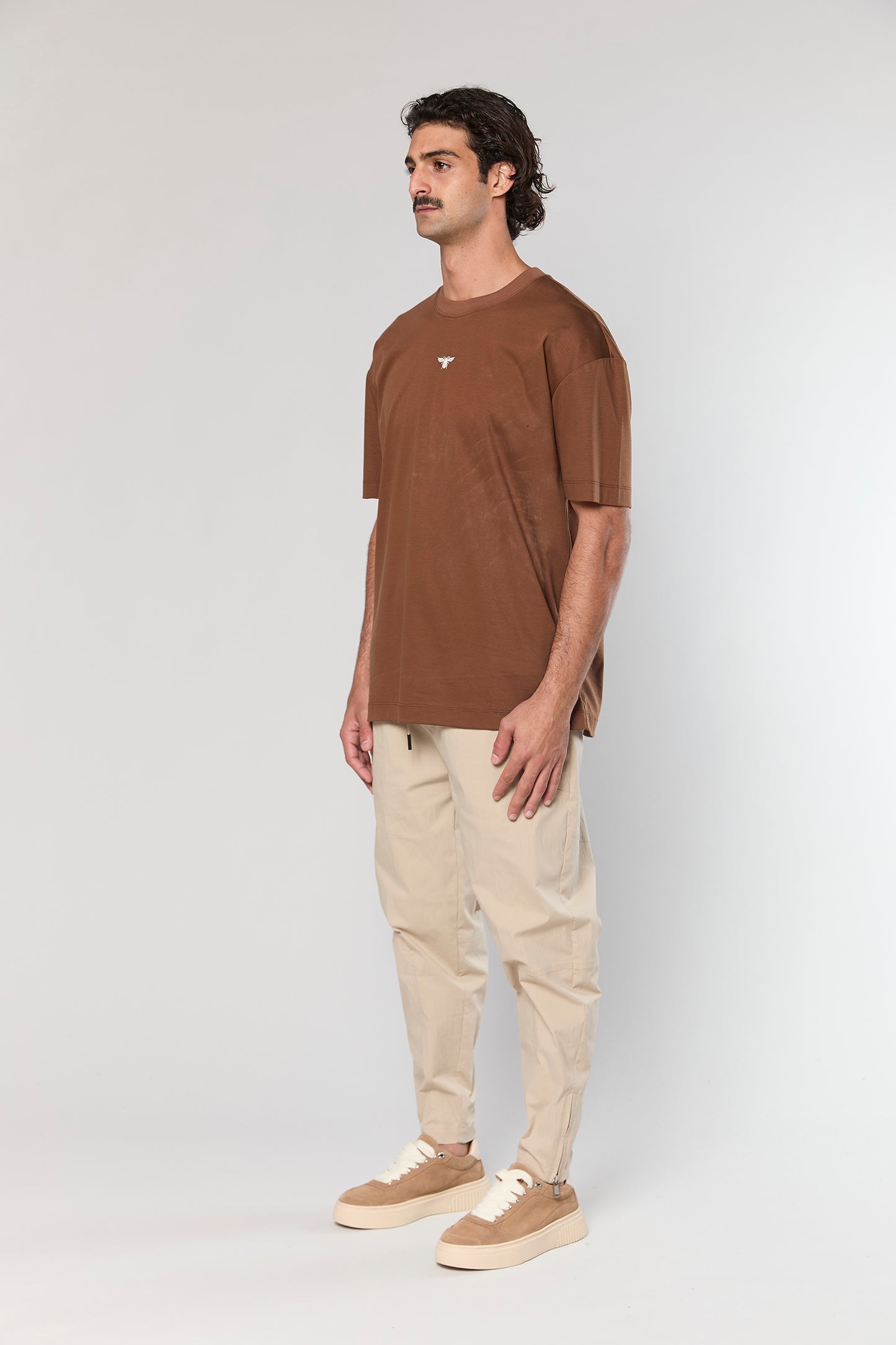 Mercerized 853 Brown T-Shirt