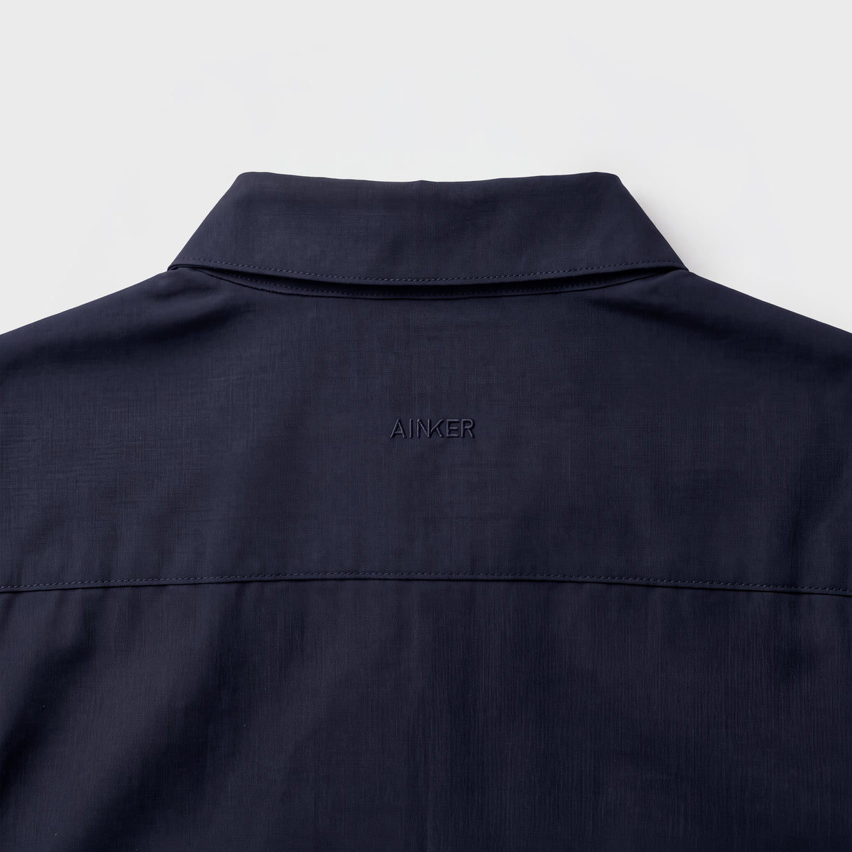 Wool Blend 1081 Navy Shirt