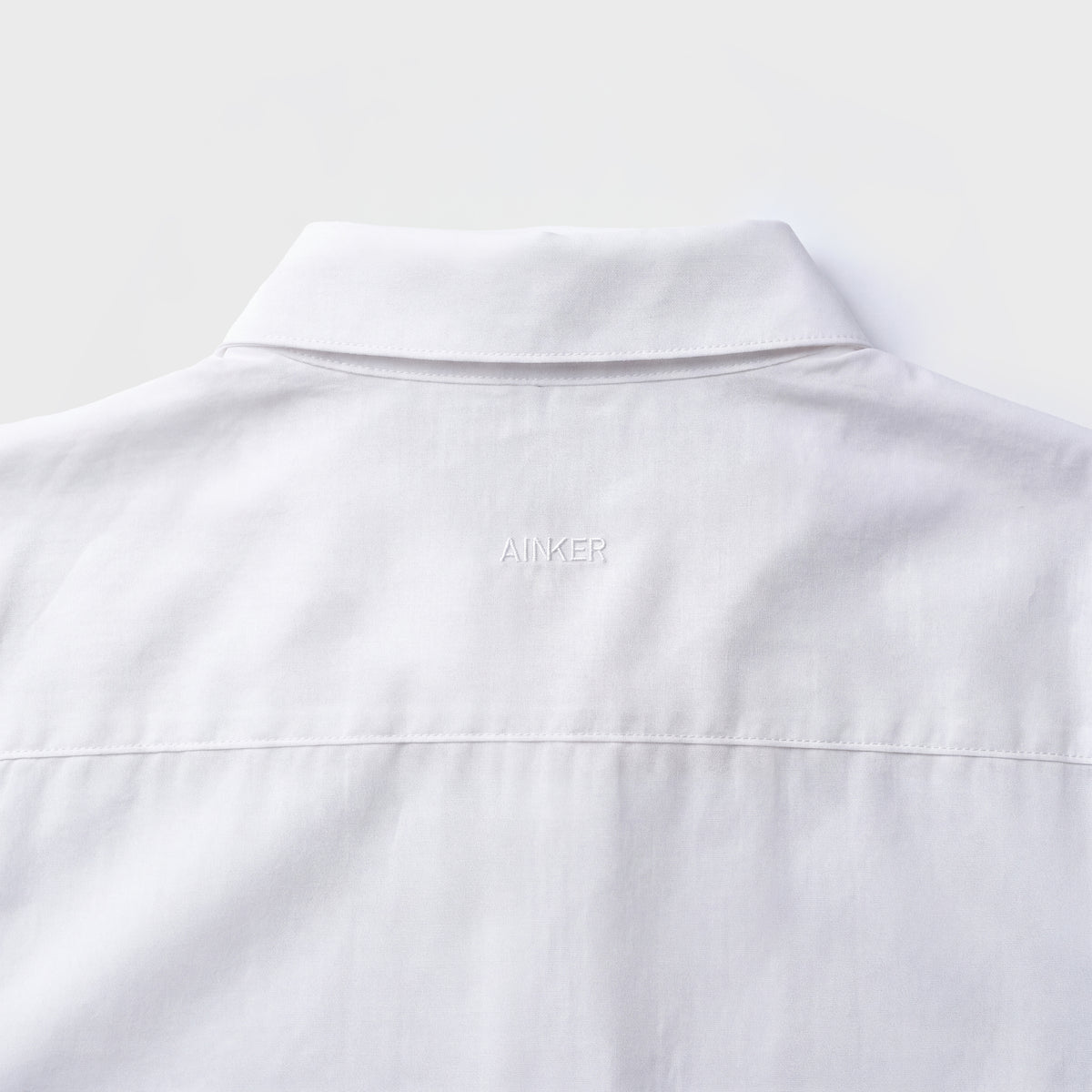 Wool Blend 1081 White Shirt