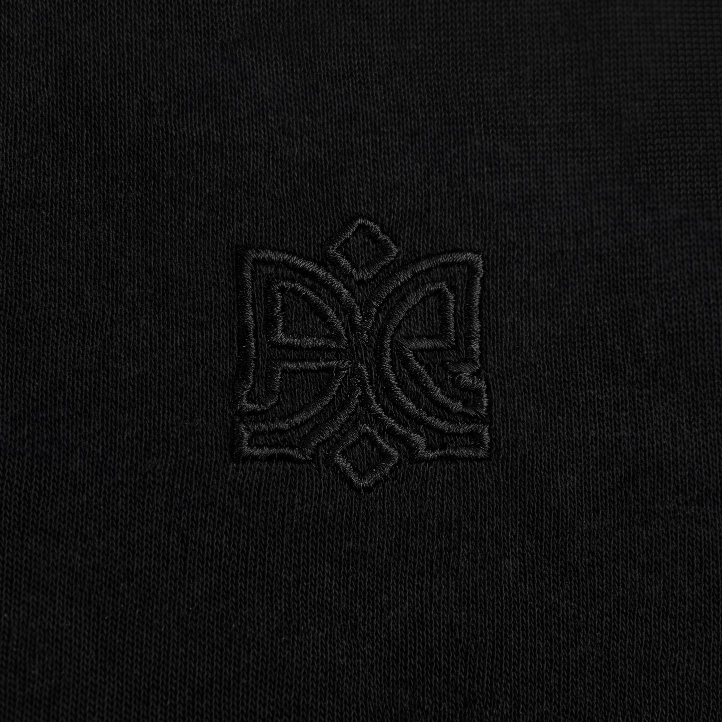 Mercerized 1029 Black T-Shirt