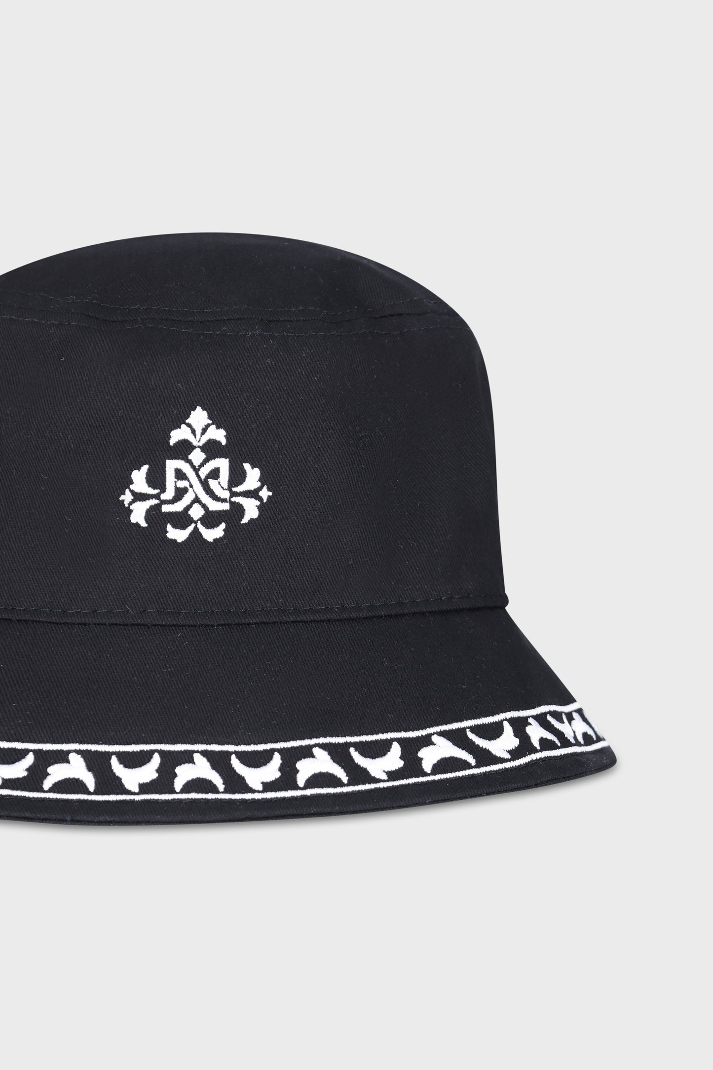 869 Black Cotton Bucket Hat