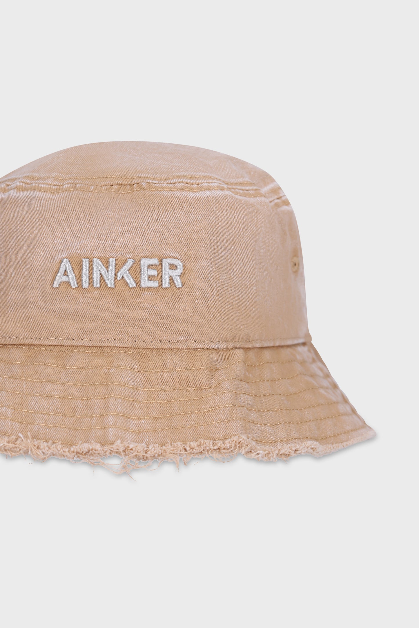 867 Wash Mocha Cotton Bucket Hat
