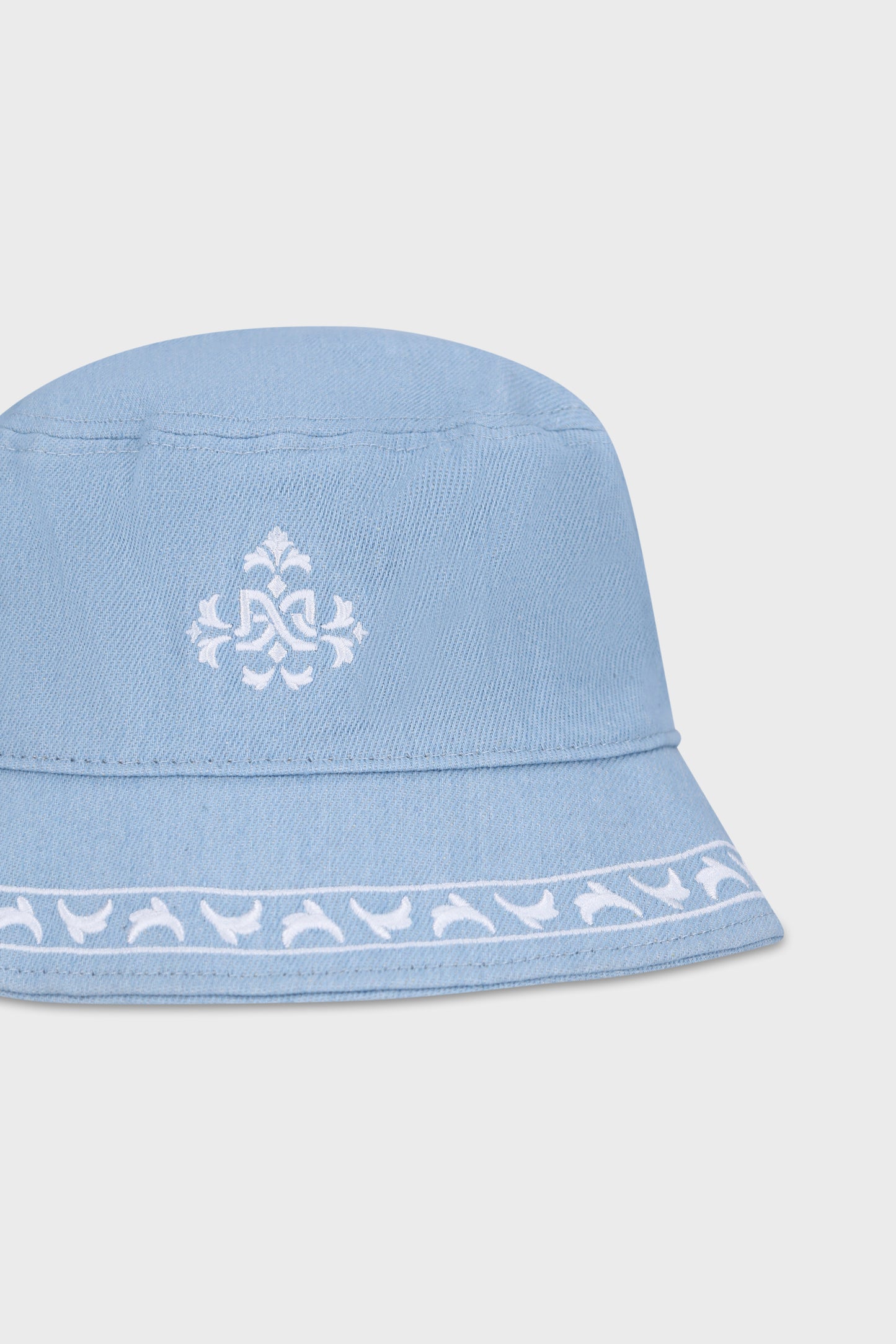 869 L.Blue Cotton Bucket Hat