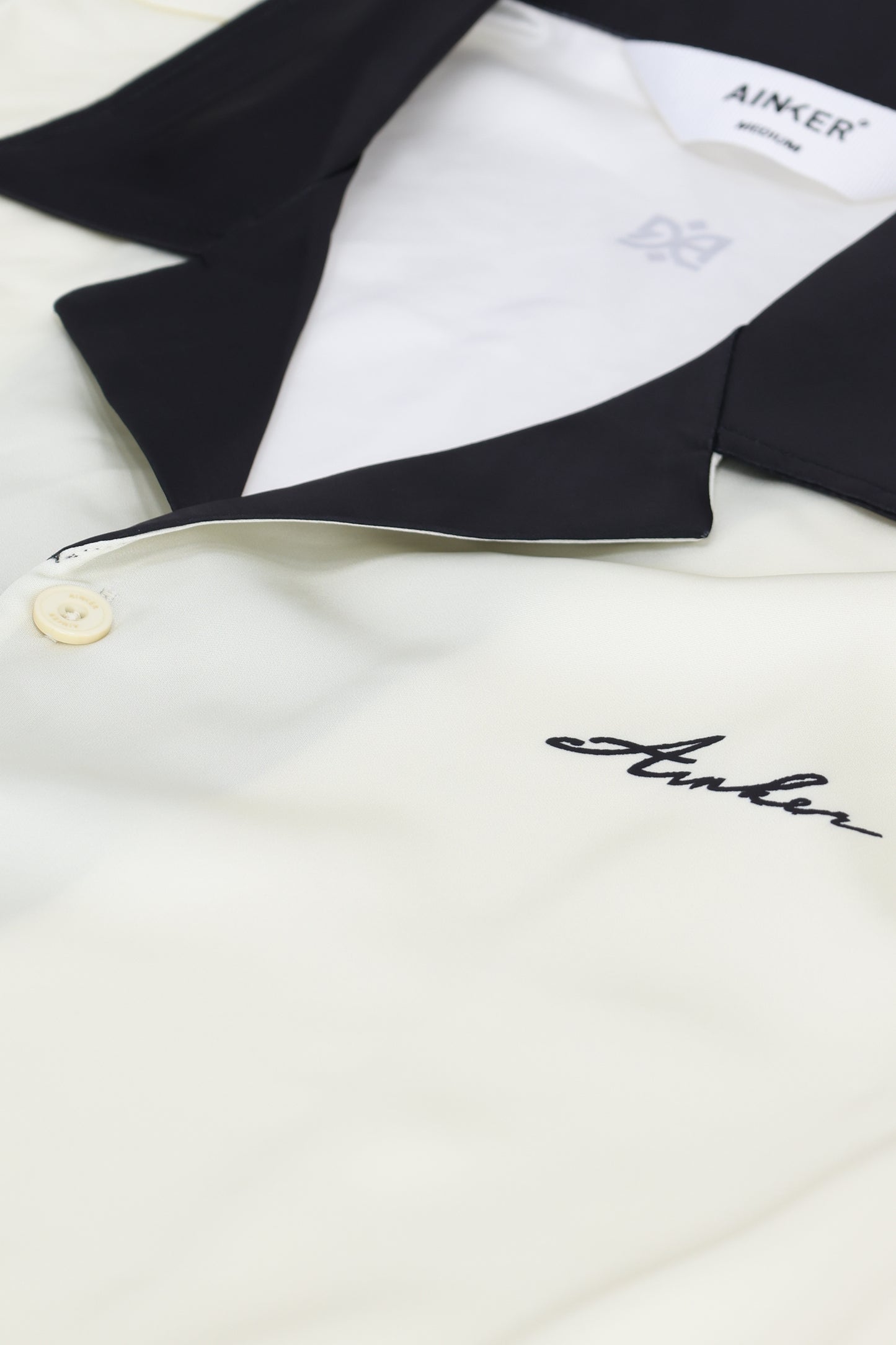 Satin 841 White Shirt