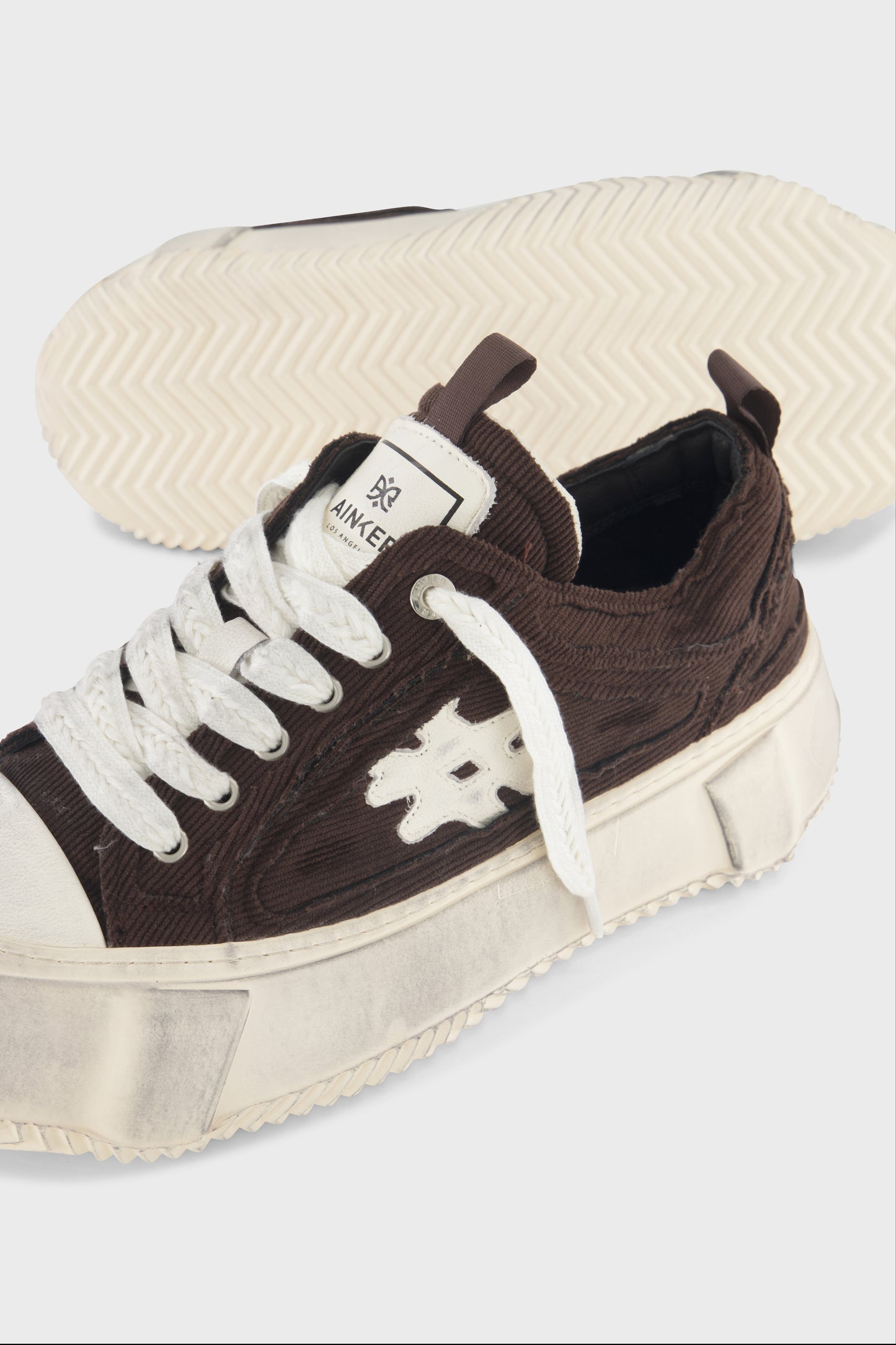 Round Ball Corduroy Brown