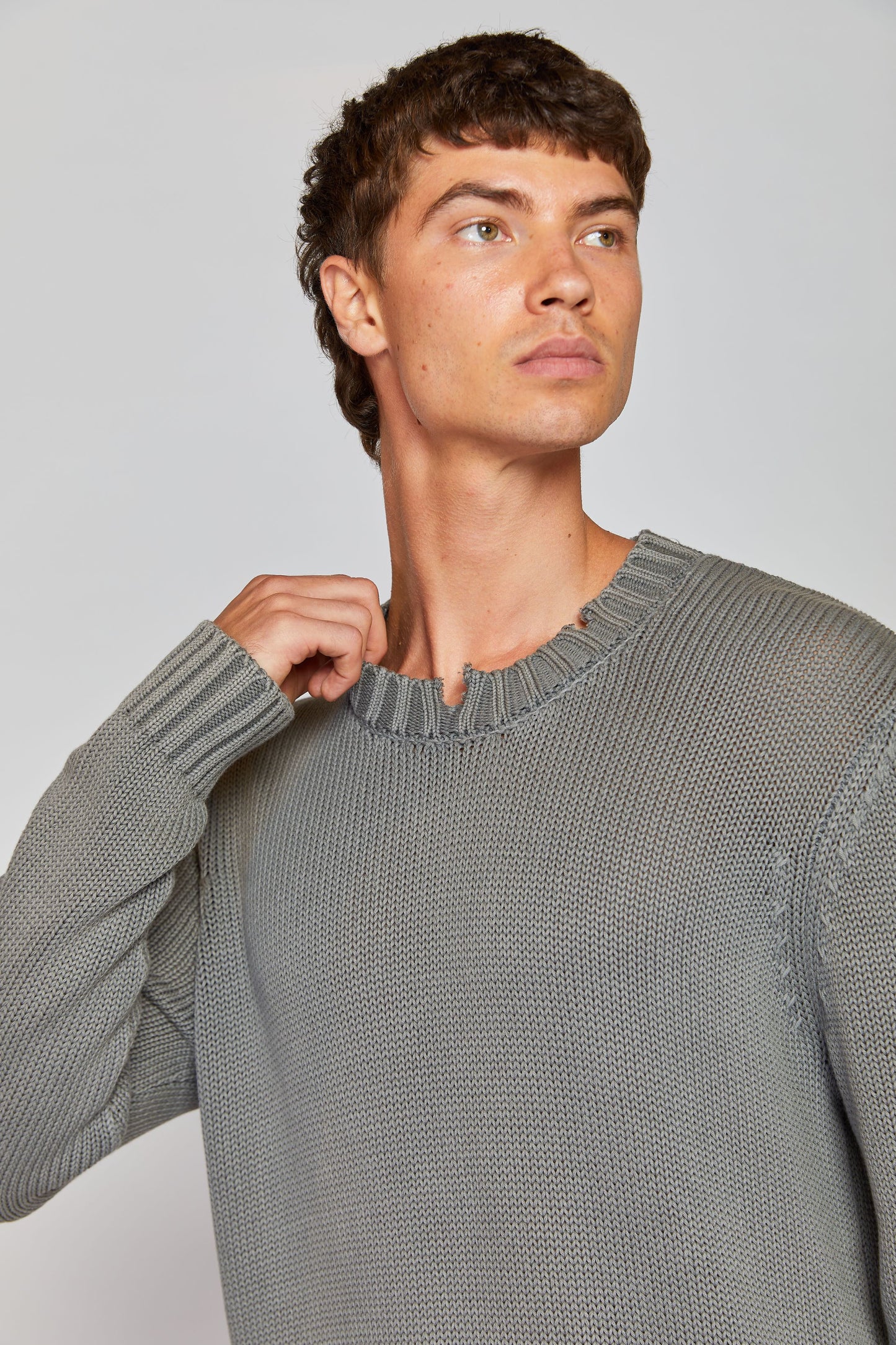 TOP GRAY KNIT