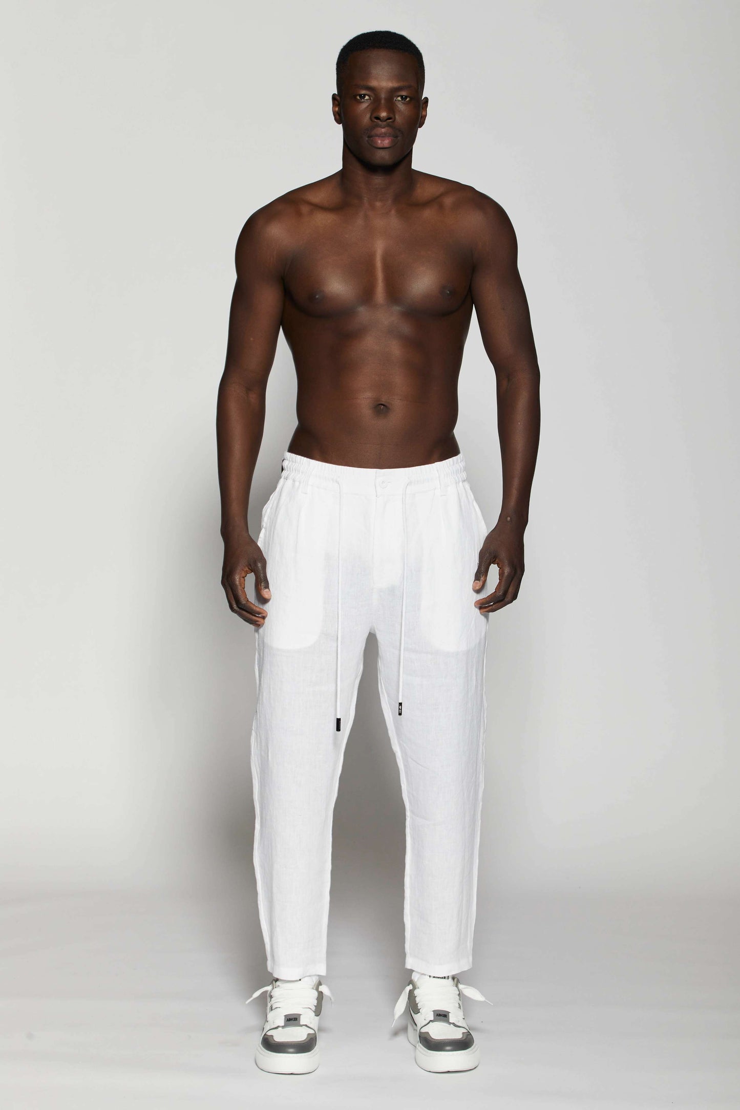 Linen 403 White Pants