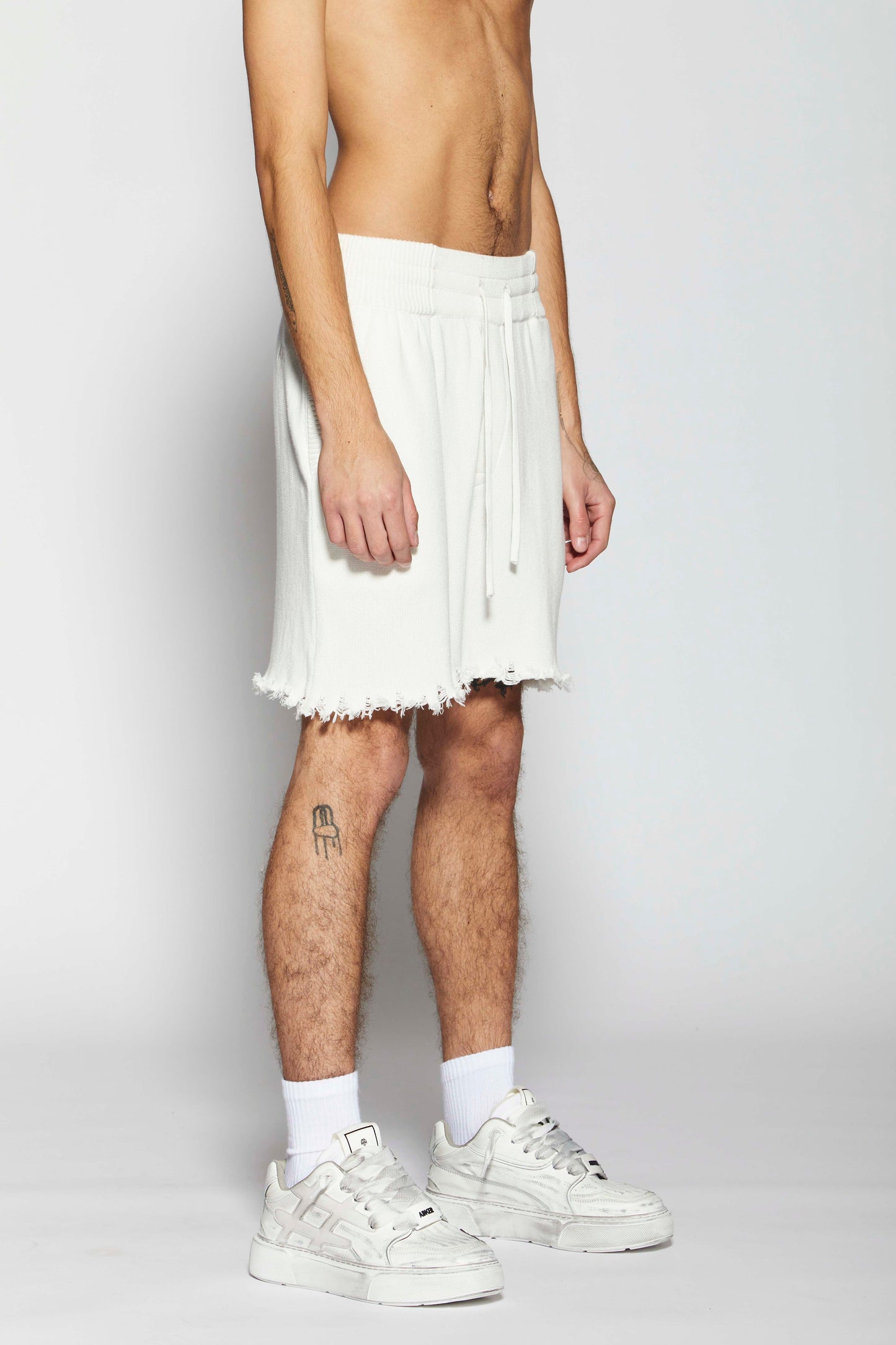 White Cotton 271 Short Pants