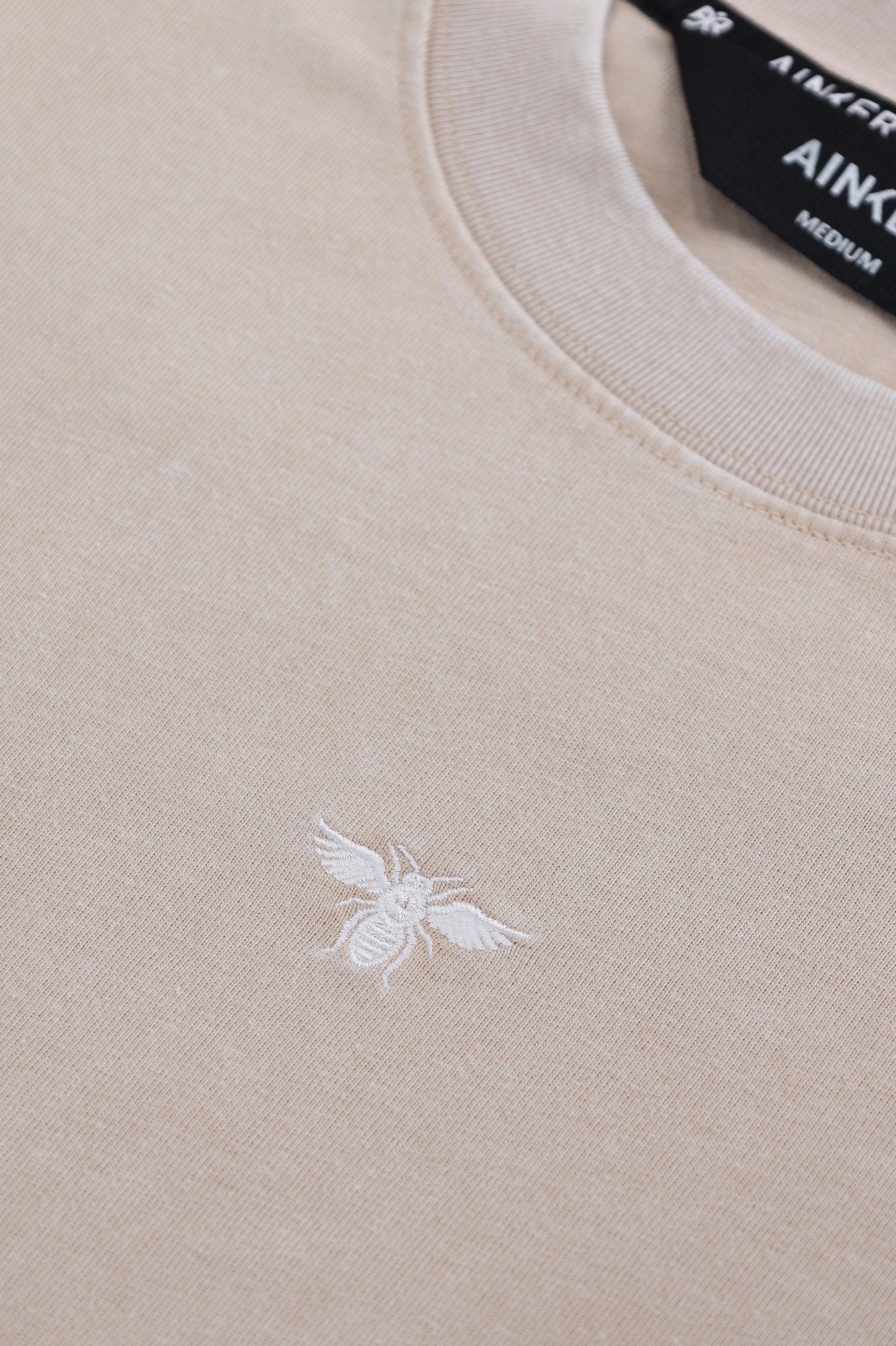 Cotton Wash 856 Beige T-Shirt