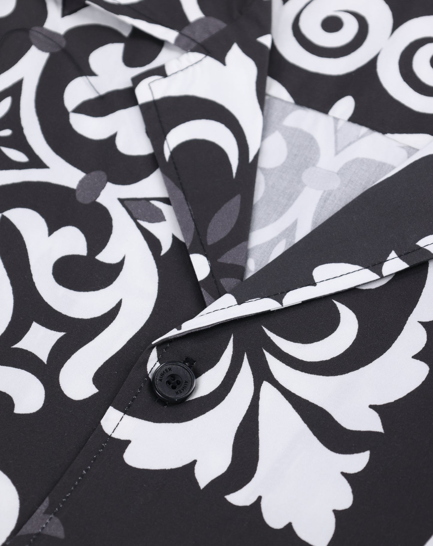 Cotton Poplin 840 Black Shirt