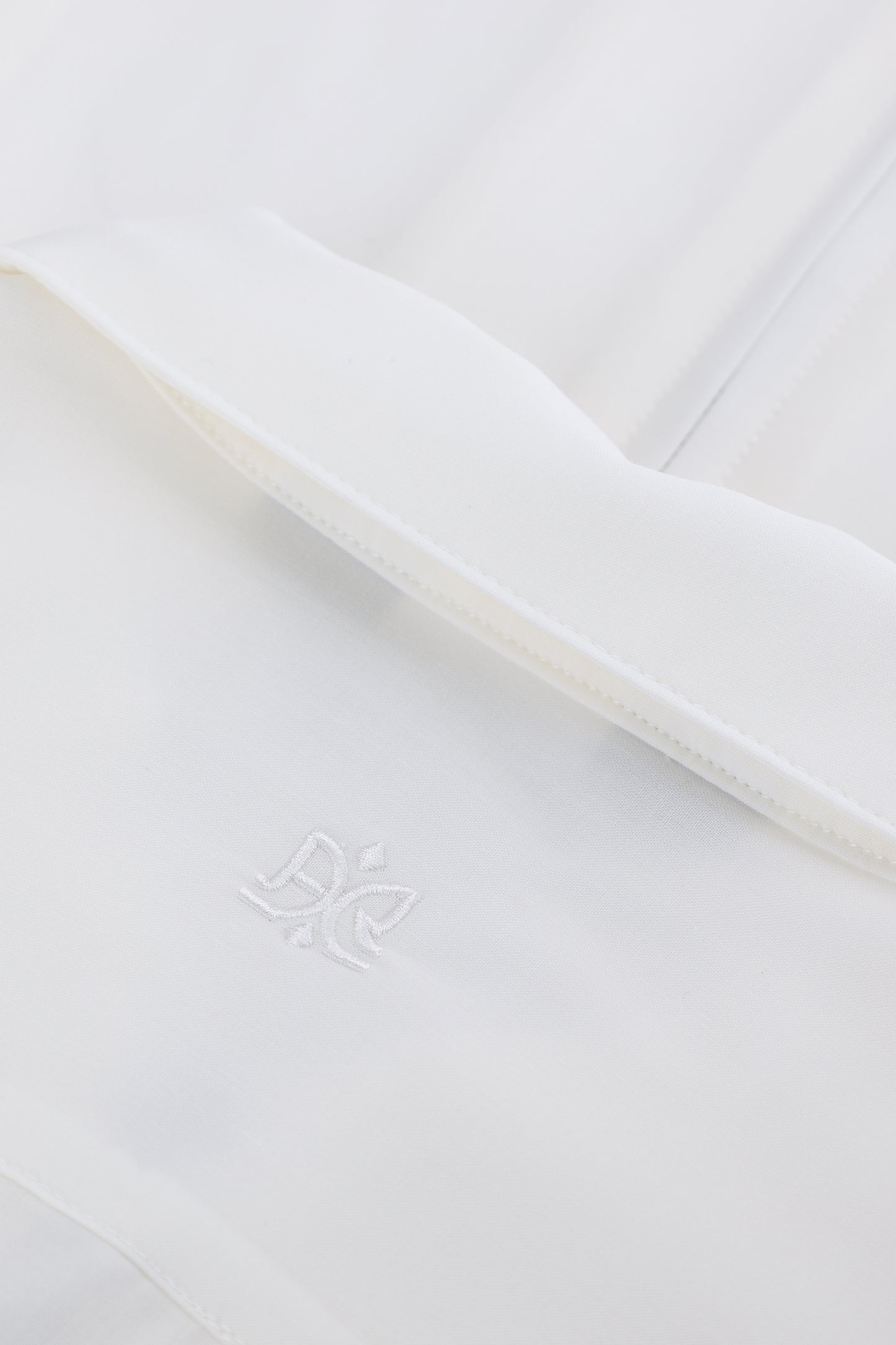 Wool Blend White 778 Zipper Shirt