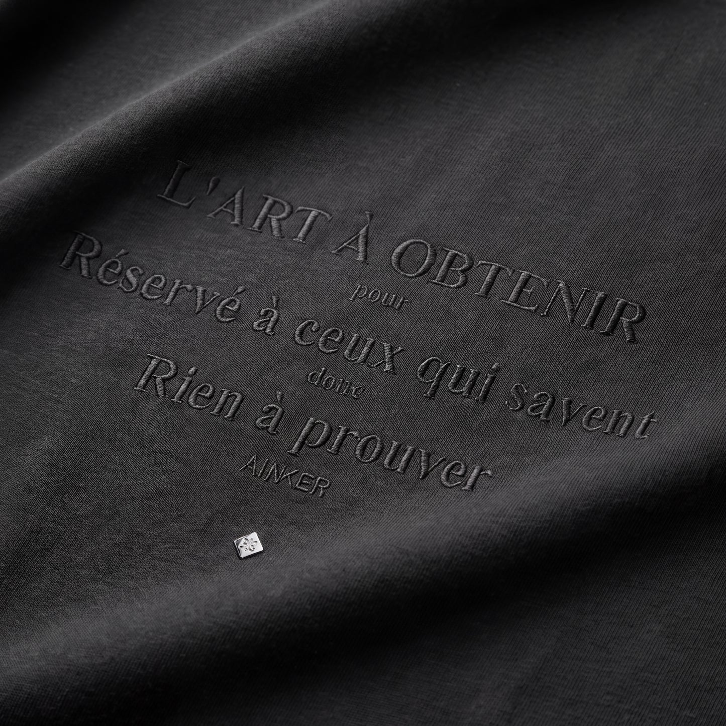 Mercerized 1114 Black T-Shirt