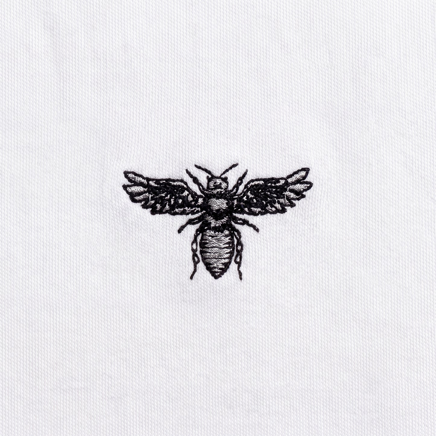 Mercerized 1025 Long White T-Shirt