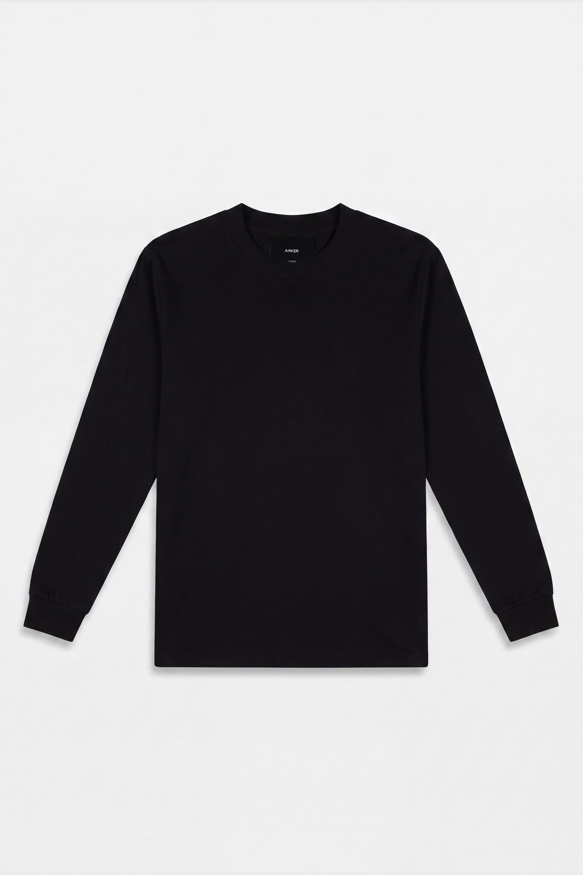 Mercerized 1022 Long Black T-Shirt