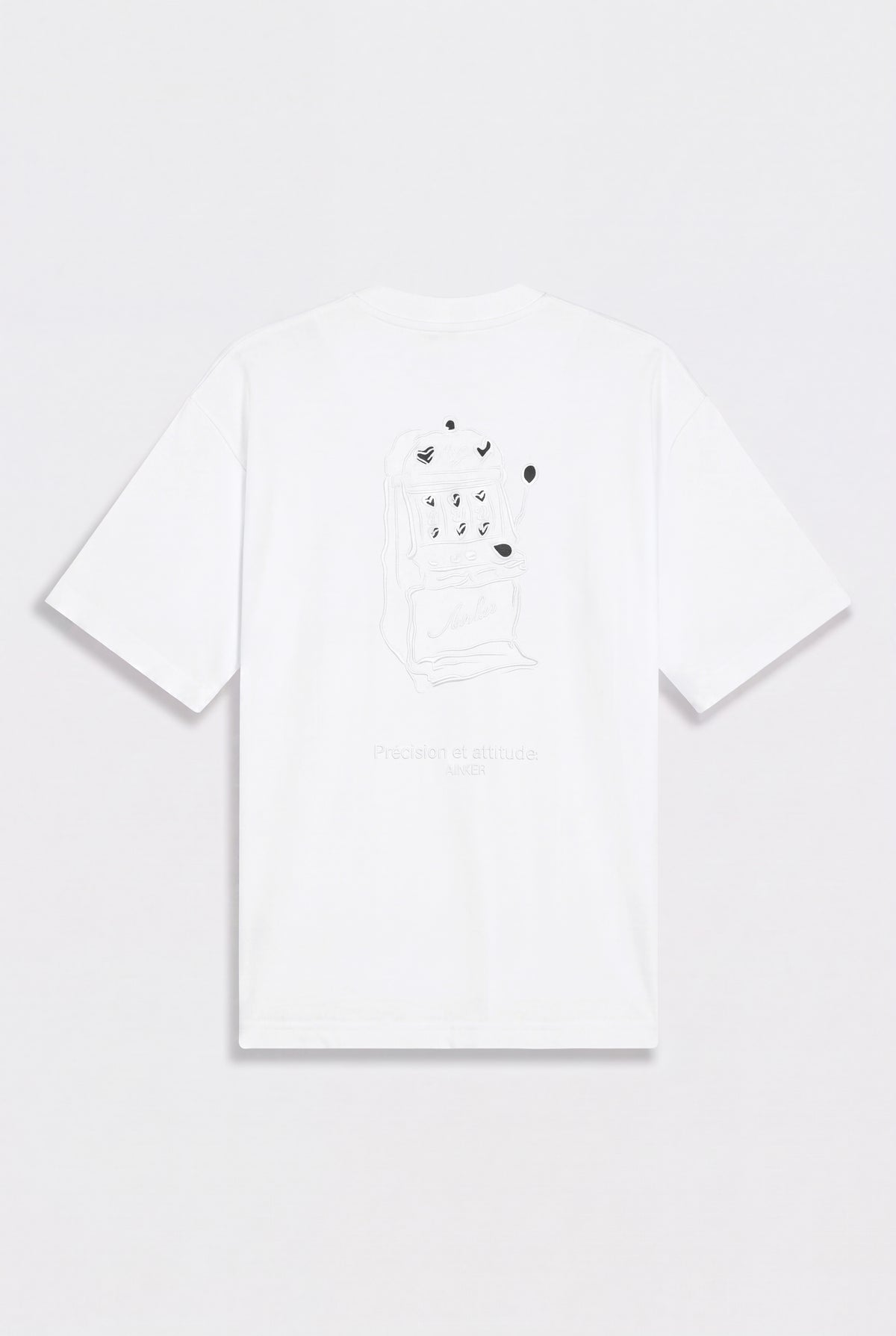 Mercerized 1163 White T-Shirt