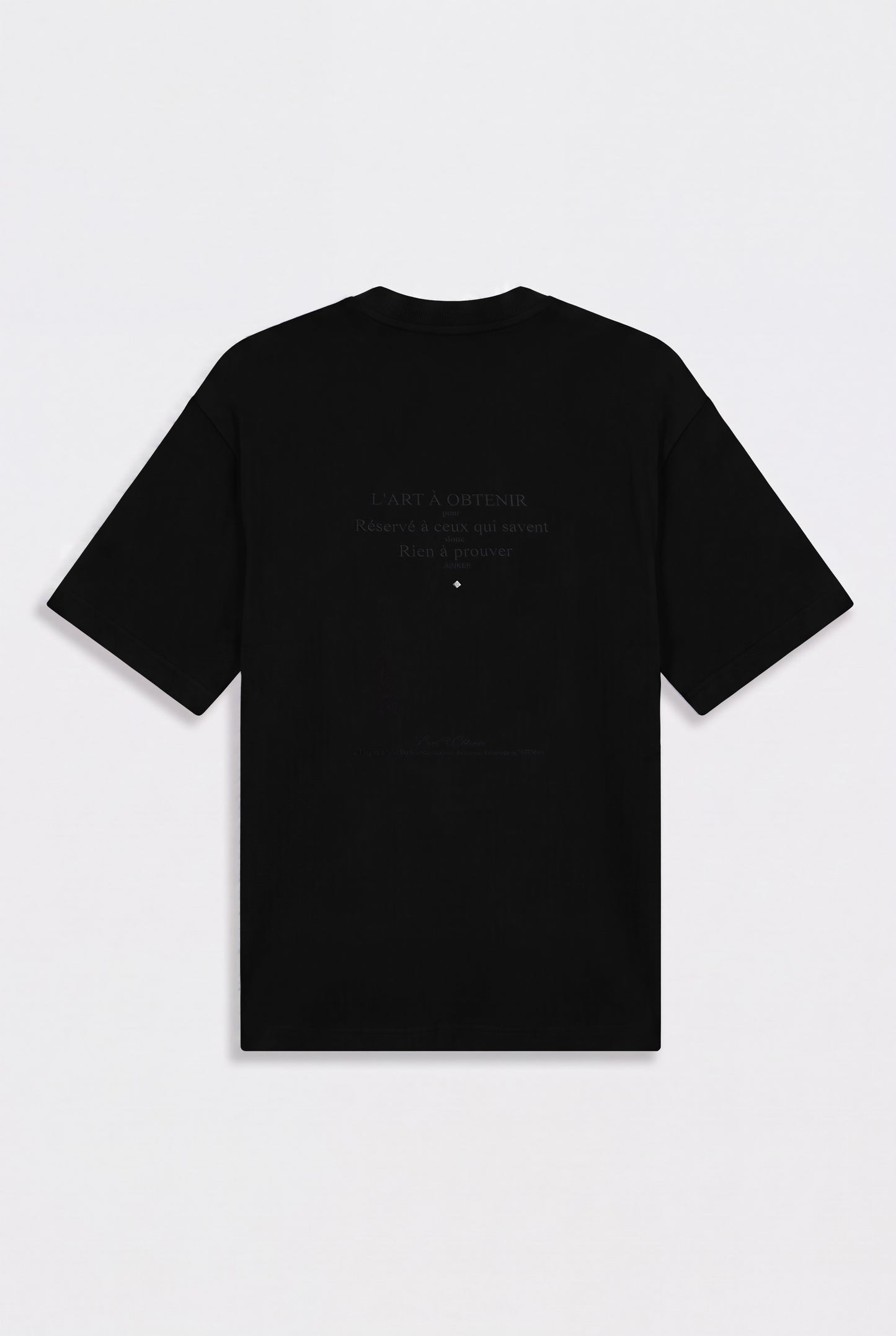 Mercerized 1114 Black T-Shirt