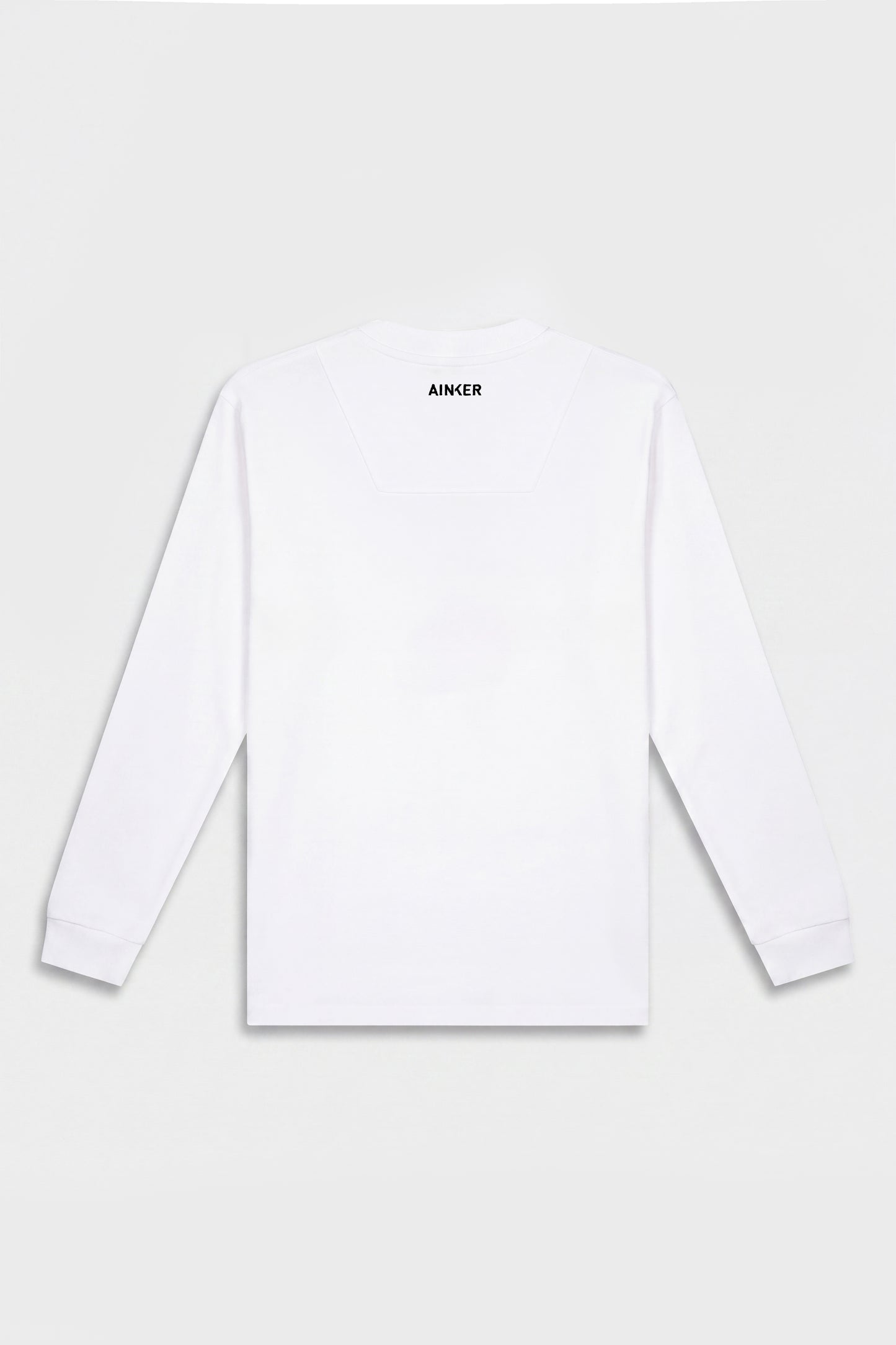 Mercerized 1025 Long White T-Shirt