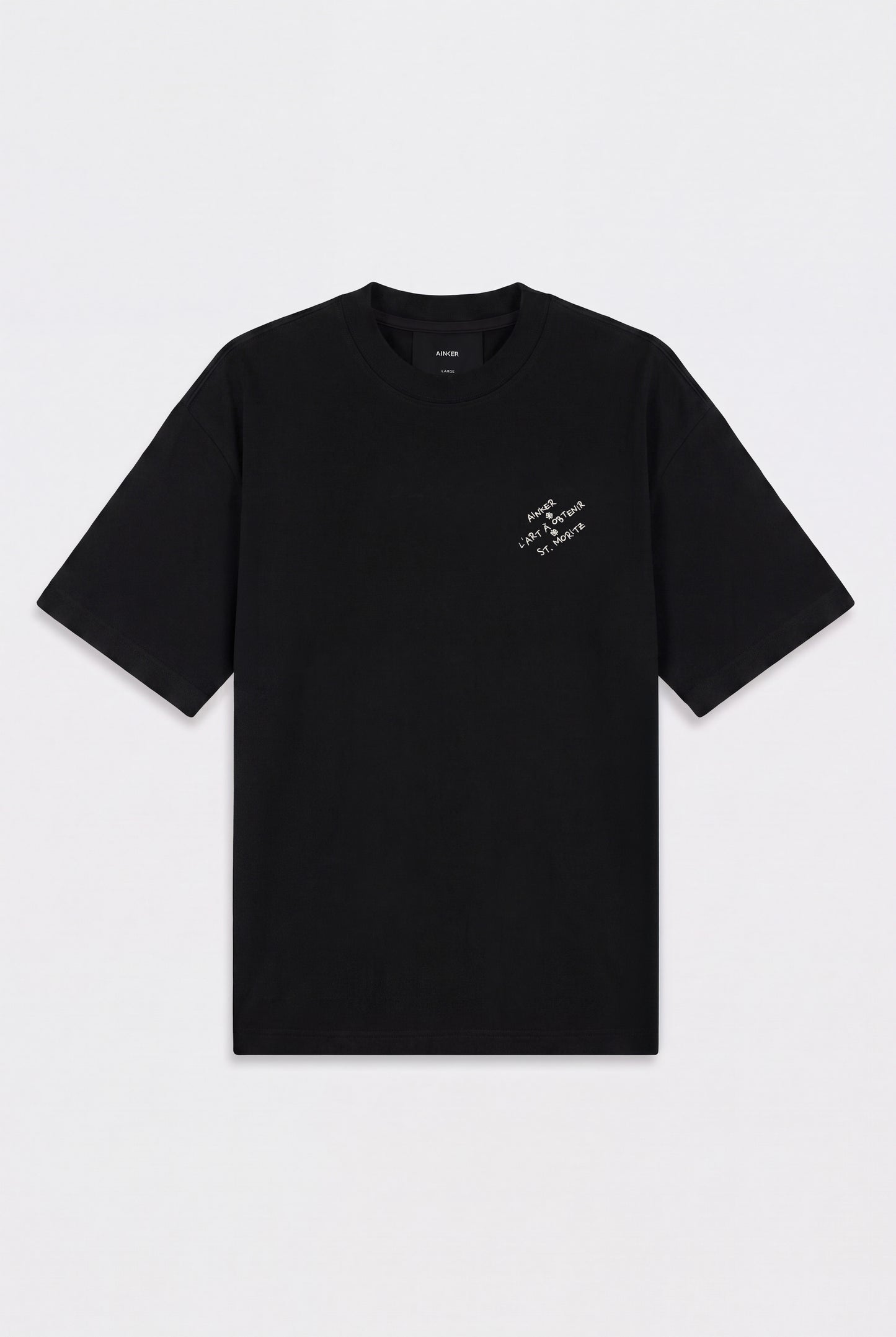 Mercerized 1139 Black T-Shirt