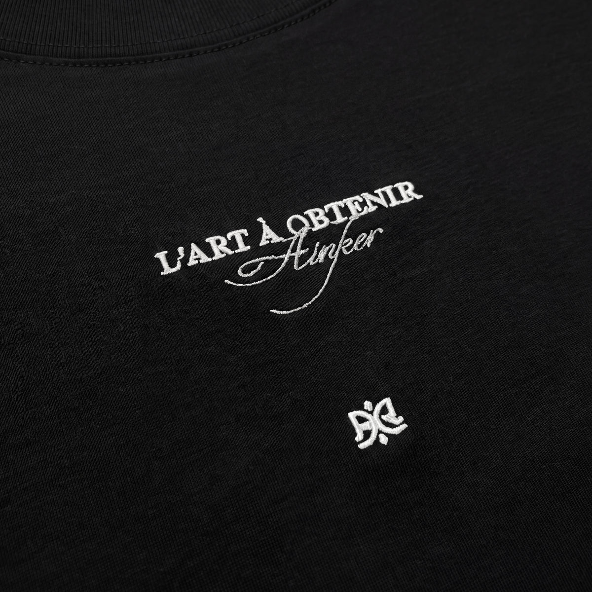 Mercerized 1019 Black T-Shirt