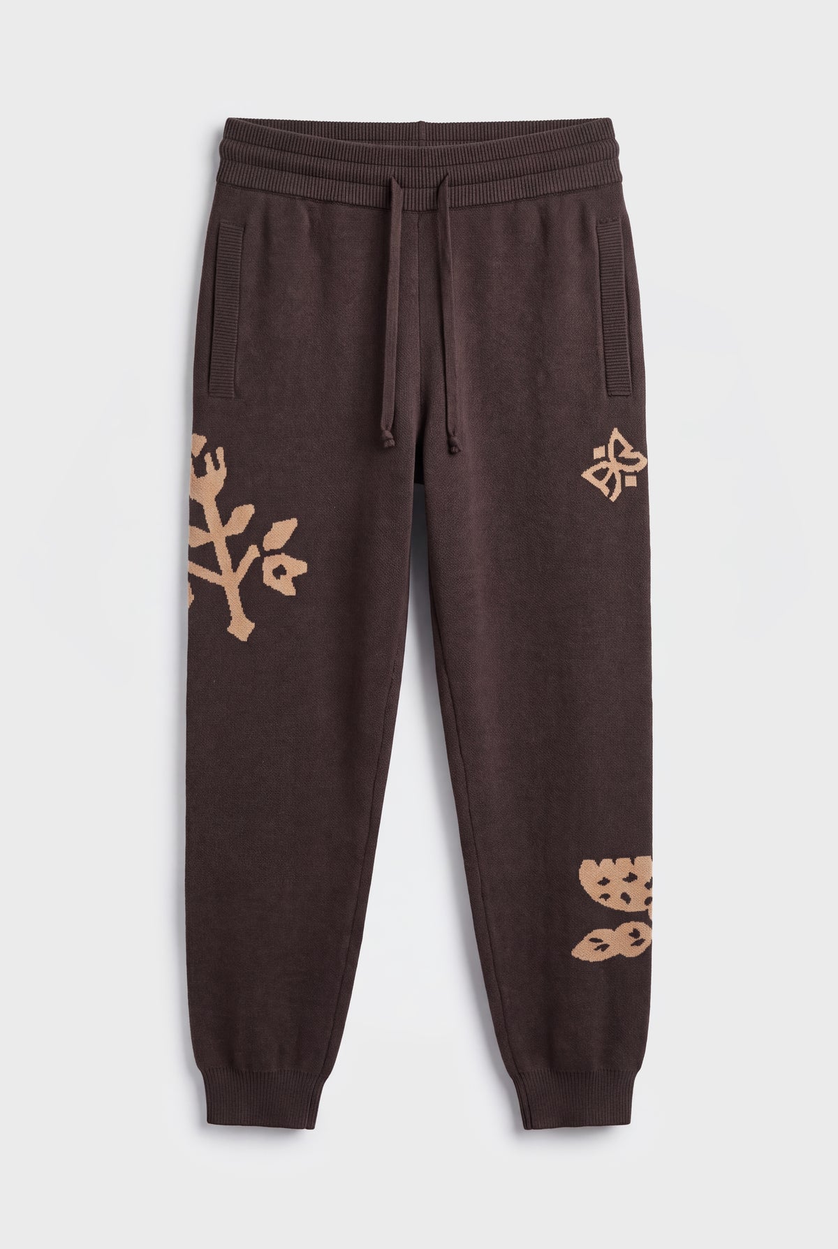 1127 Brown Knit Pant