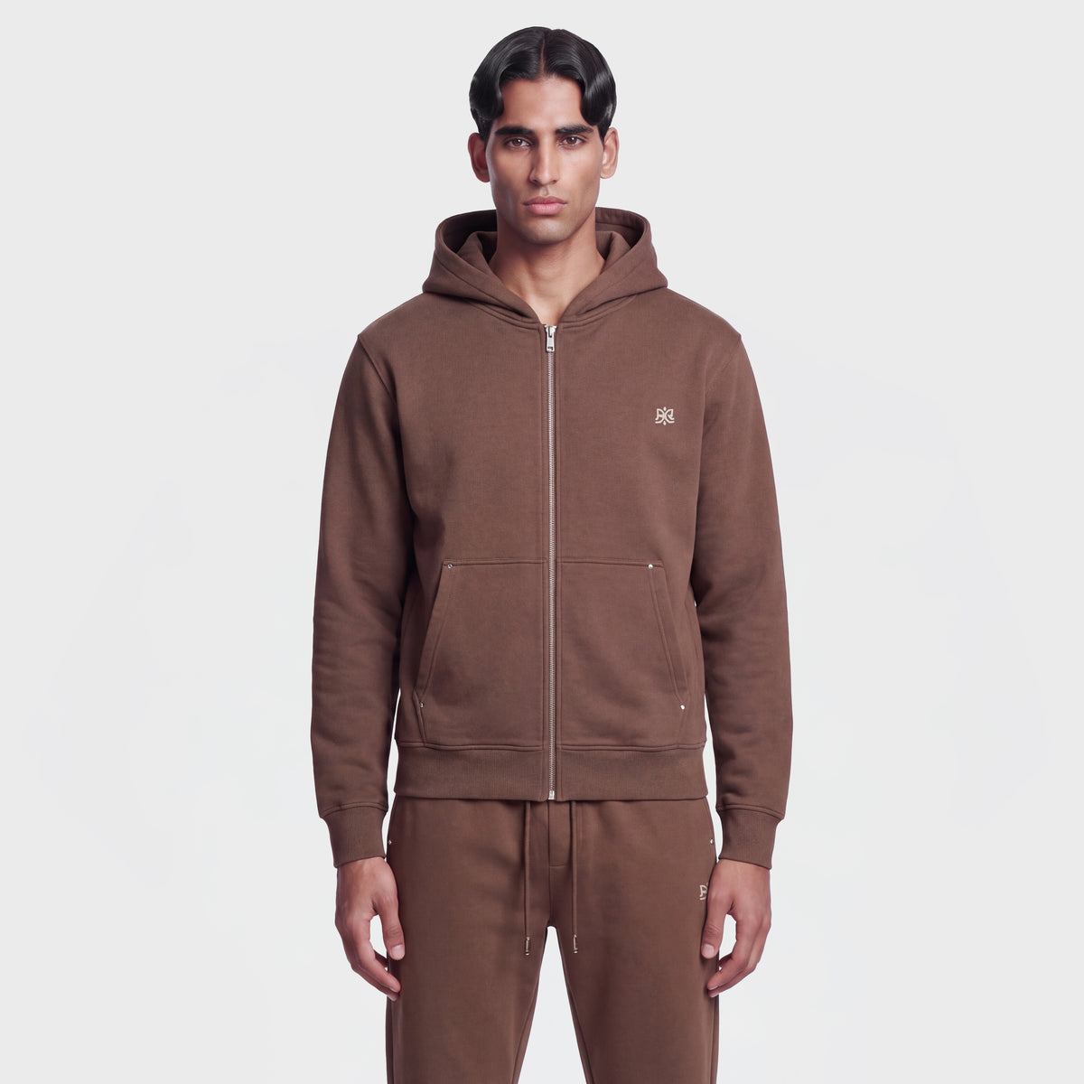 1119 Brown Hoodie