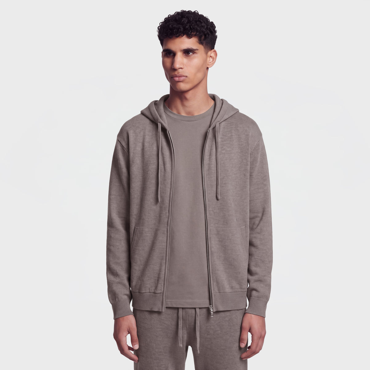 1126 Mocha Cashmire Hoodie