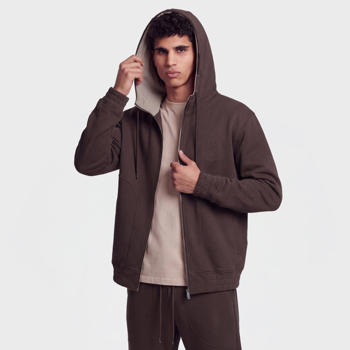 1069 Brown Hoodie