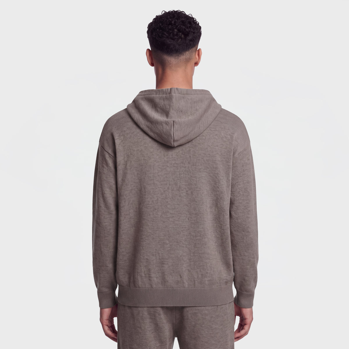 1126 Mocha Cashmire Hoodie
