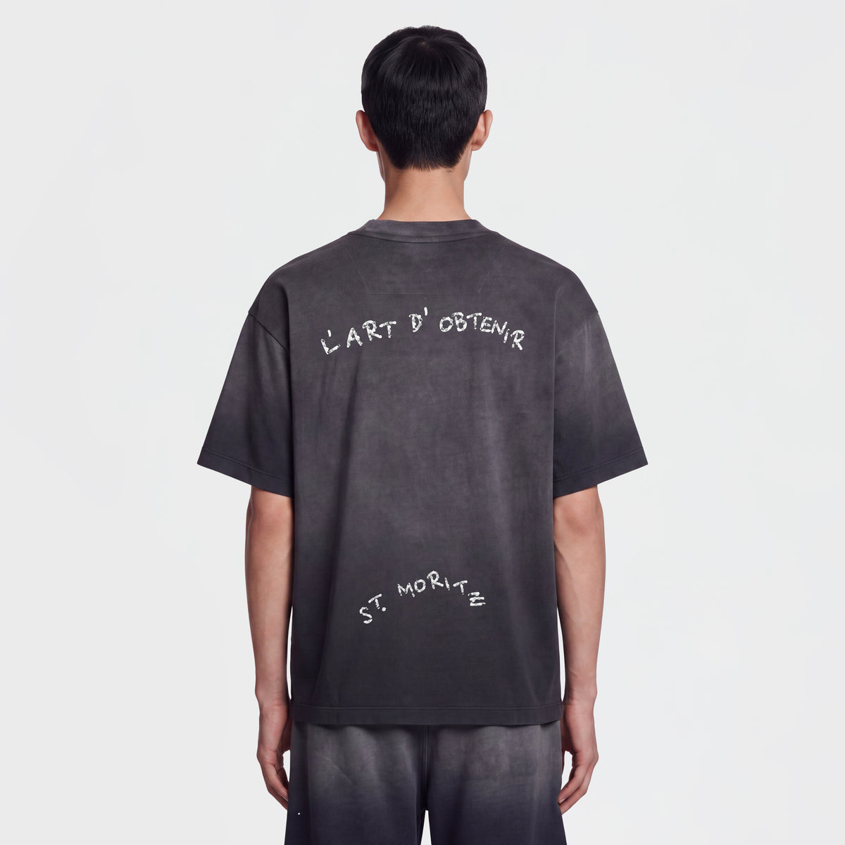 Cotton Wash 1108 Black T-Shirt