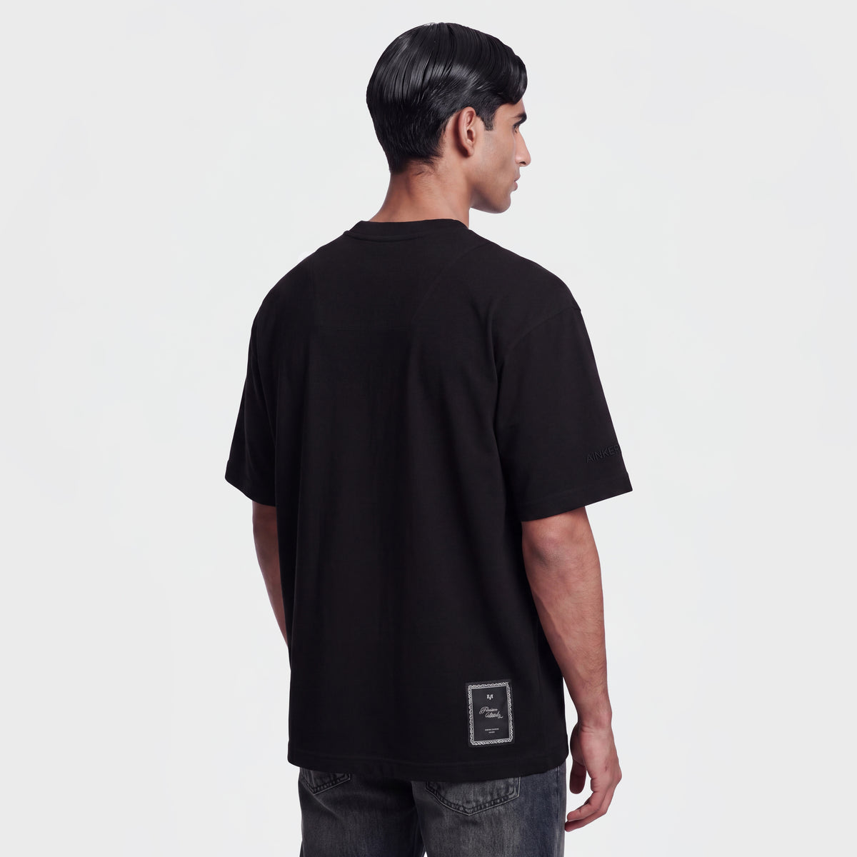 Mercerized 1012 Black T-Shirt