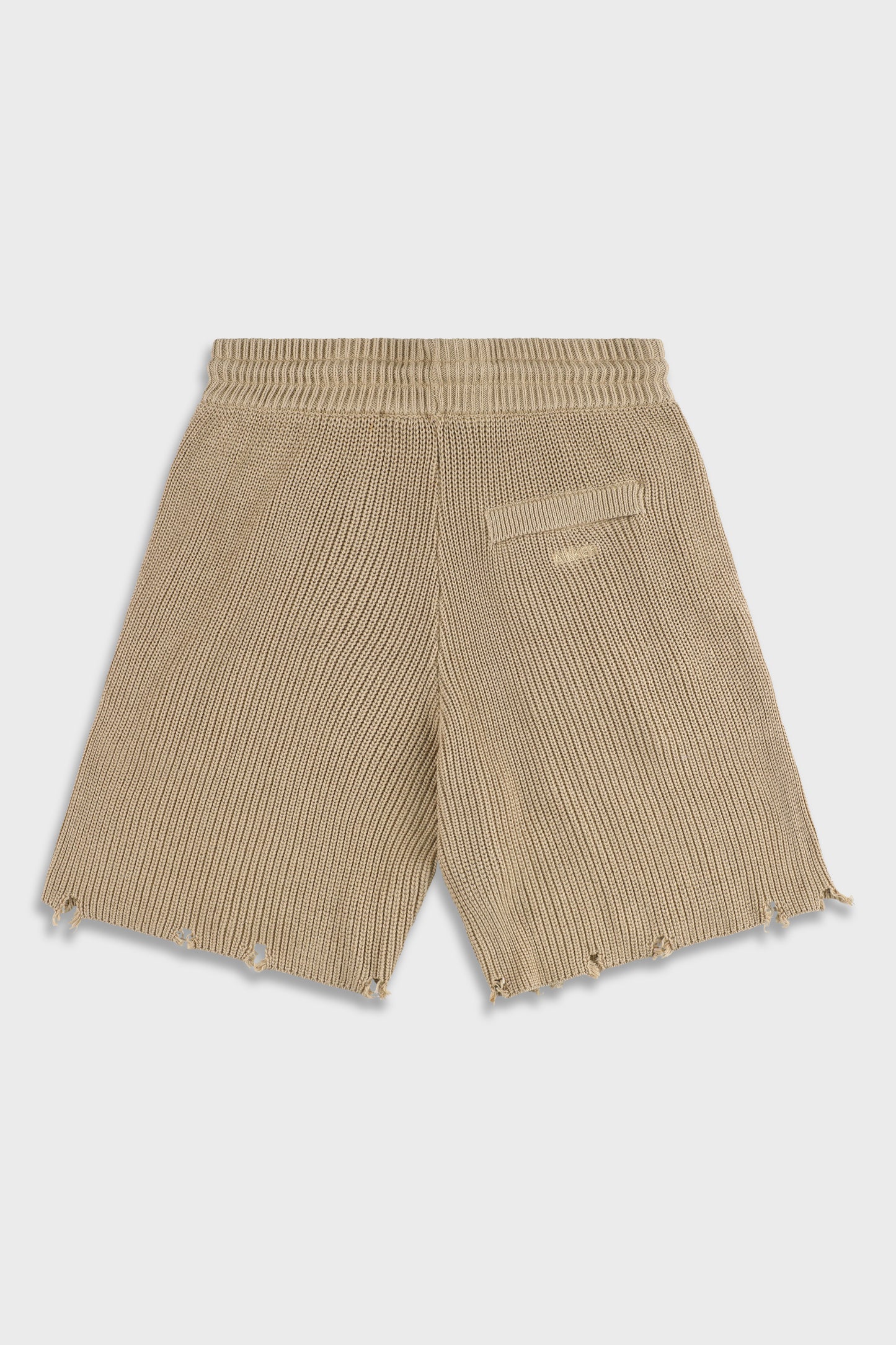 820 Beige Knit Short Pant