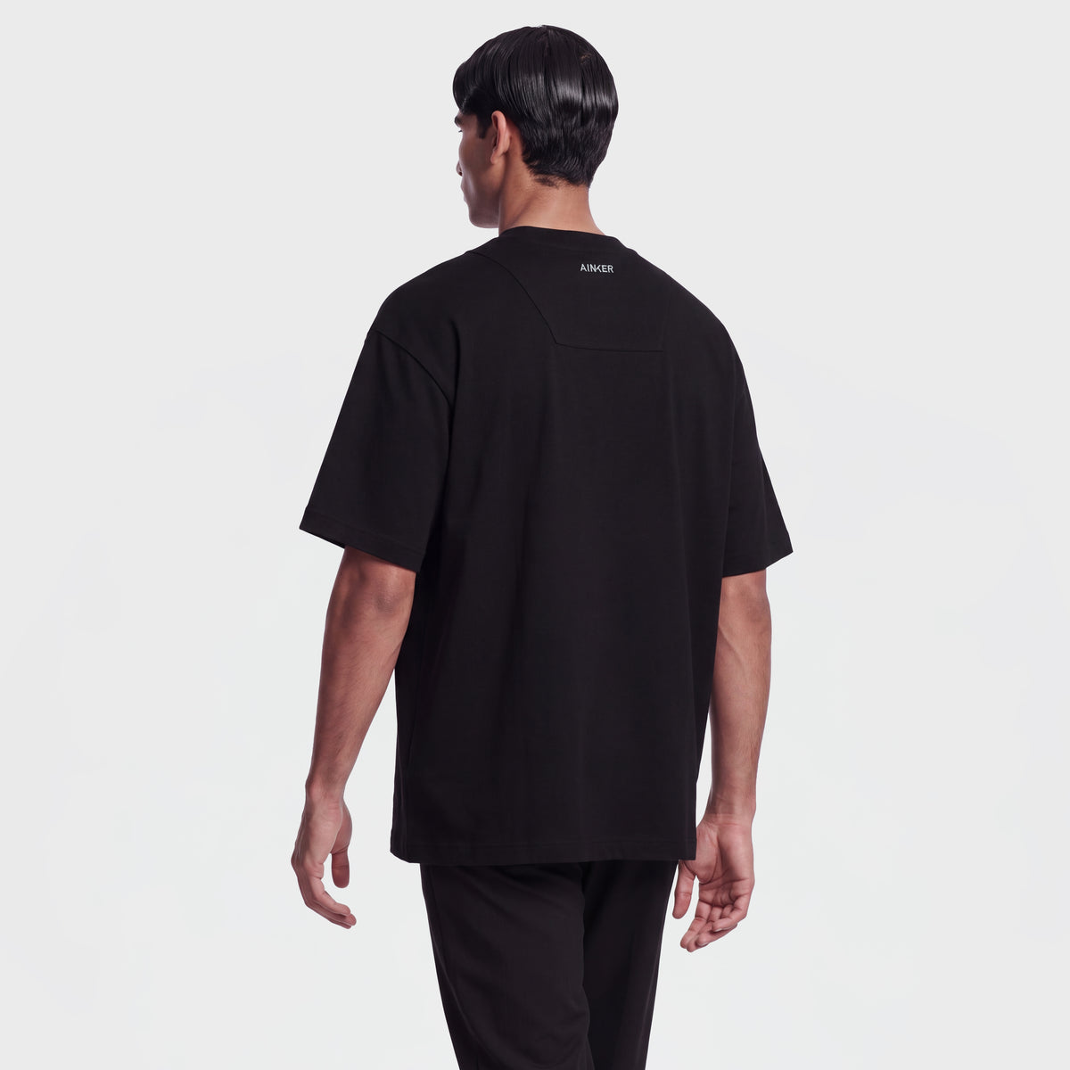 Mercerized 1019 Black T-Shirt