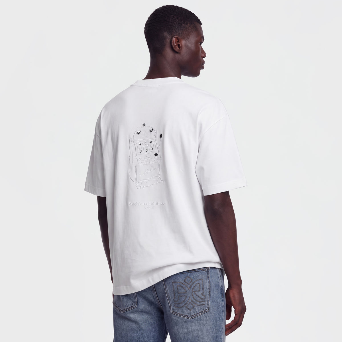 Mercerized 1163 White T-Shirt