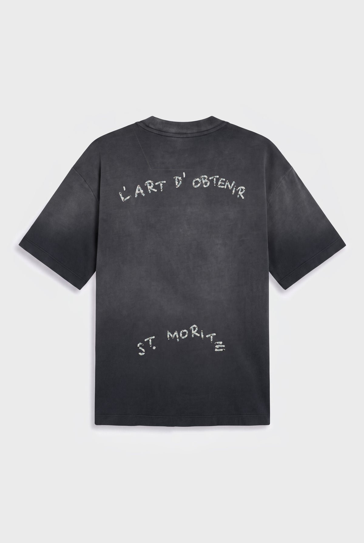 Cotton Wash 1108 Black T-Shirt