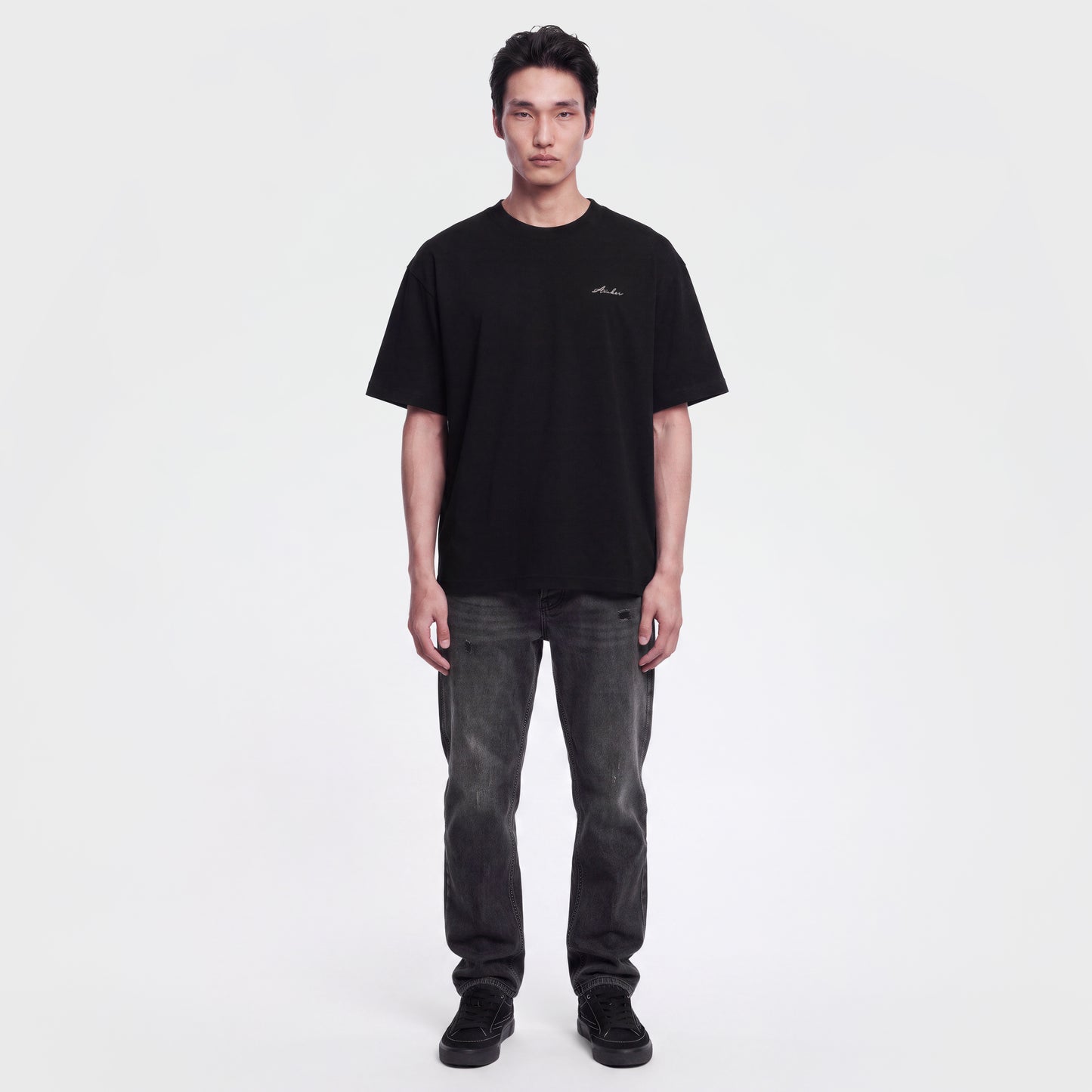 Mercerized 1116 Black T-Shirt