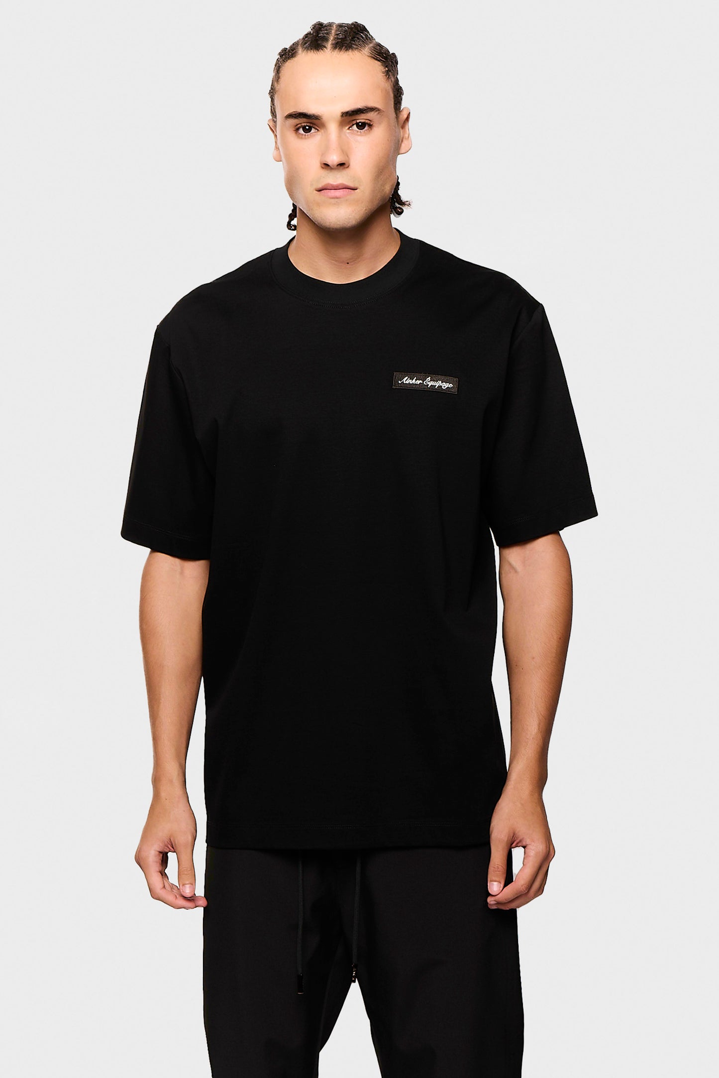 Mercerized 632 Black T-Shirt