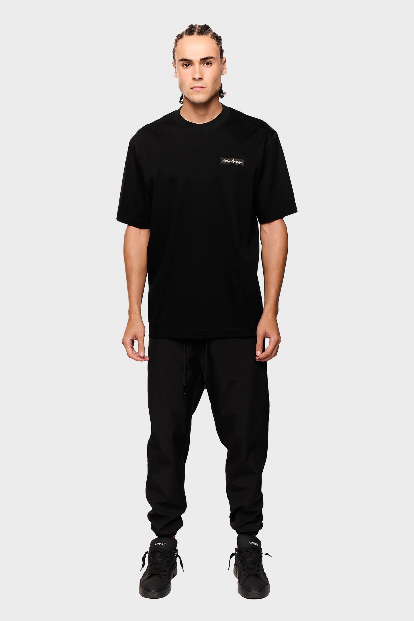 Mercerized 632 Black T-Shirt