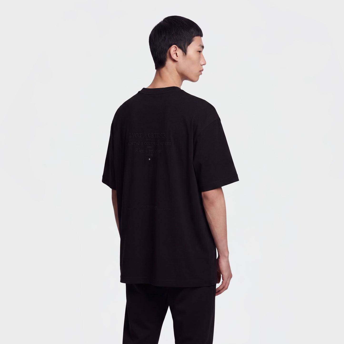 Mercerized 1114 Black T-Shirt