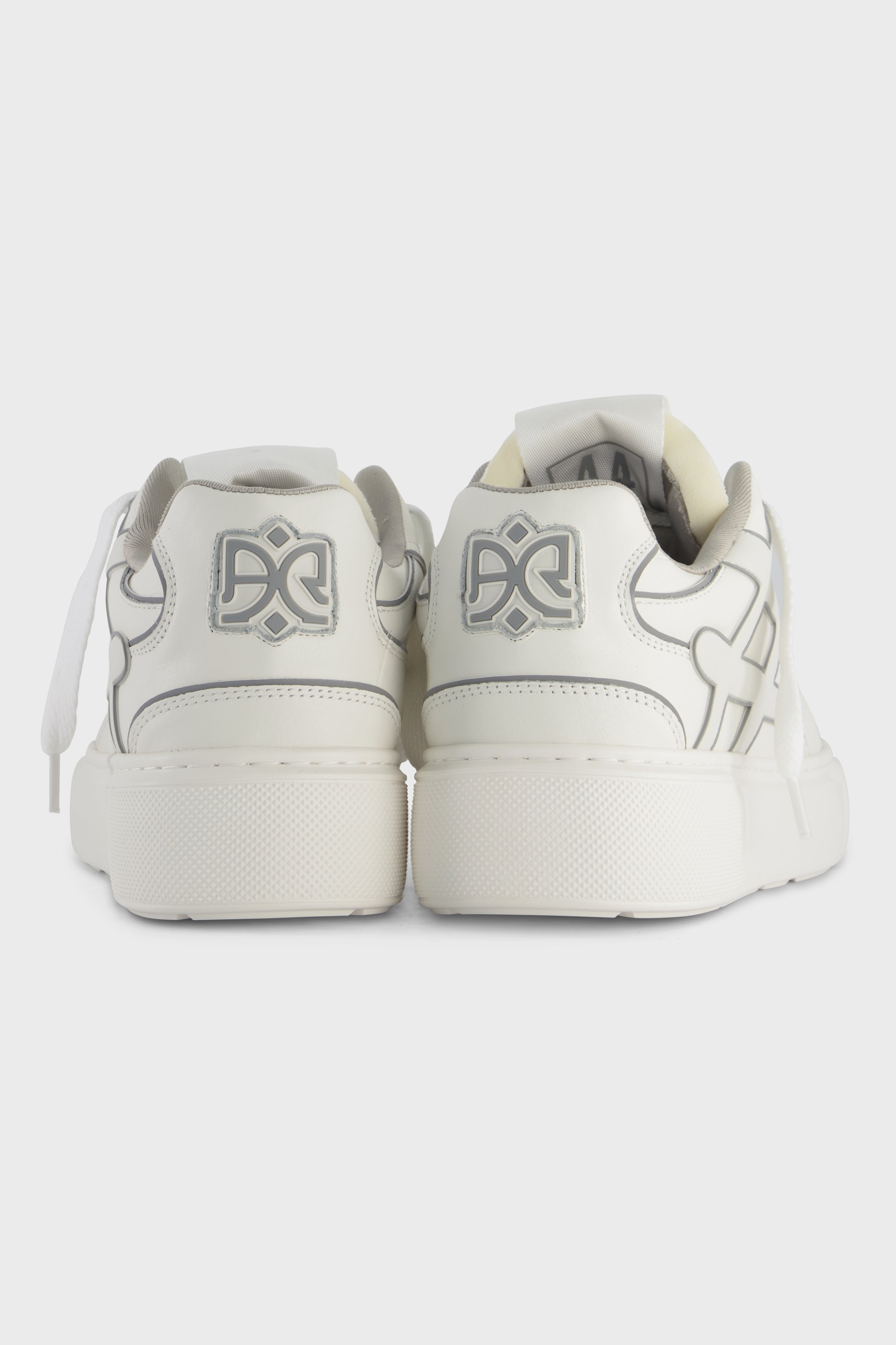 Backdoor Leather White Gray