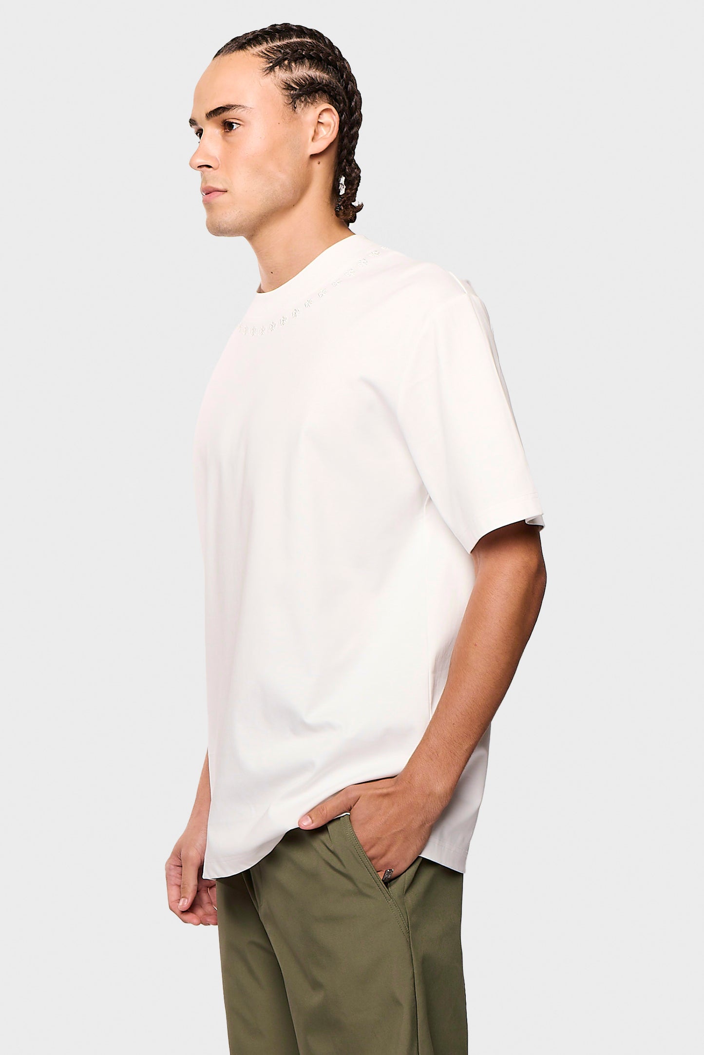 Mercerized 677 White T-Shirt